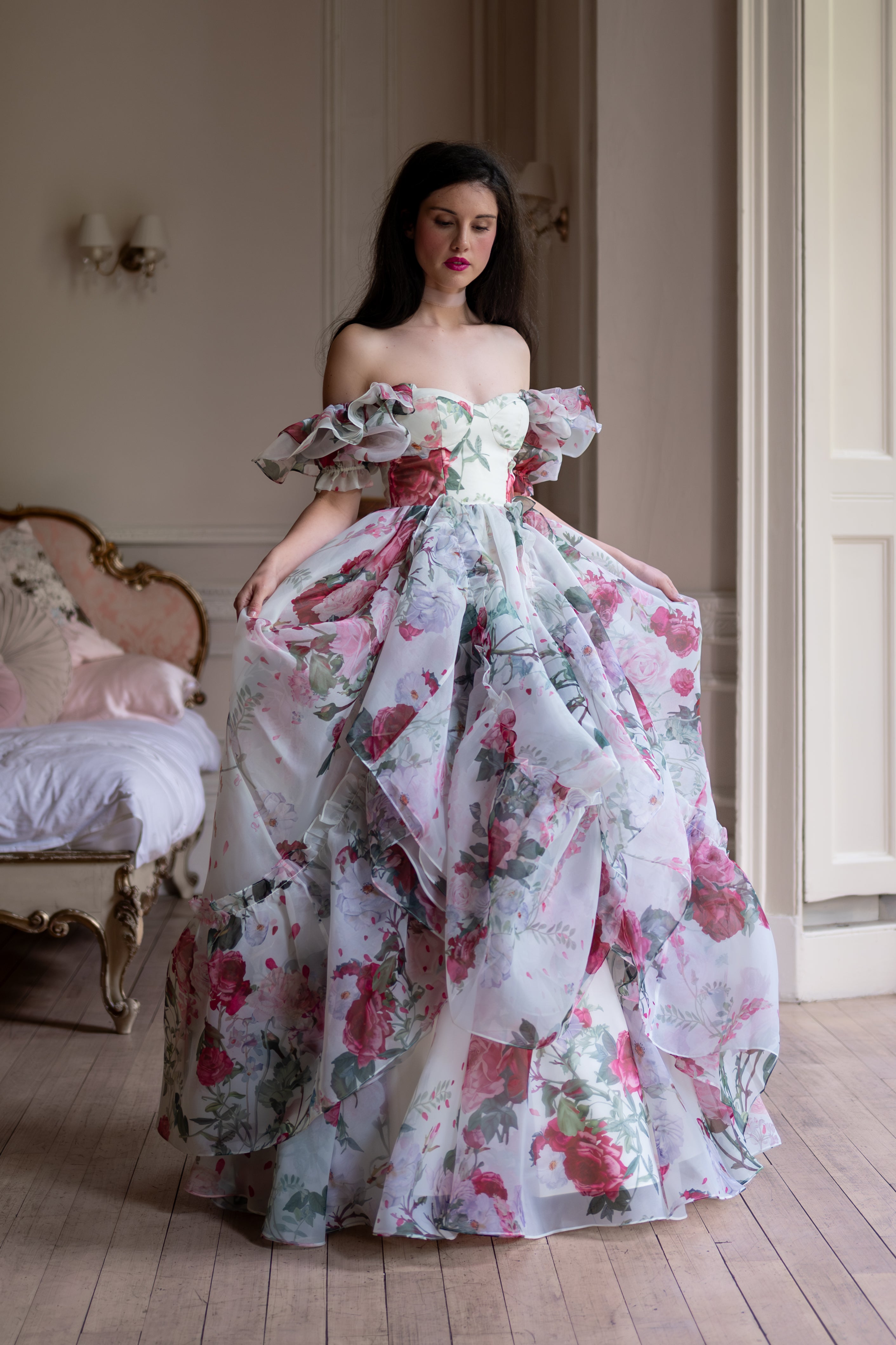 Petal Surrender Sorority Gown