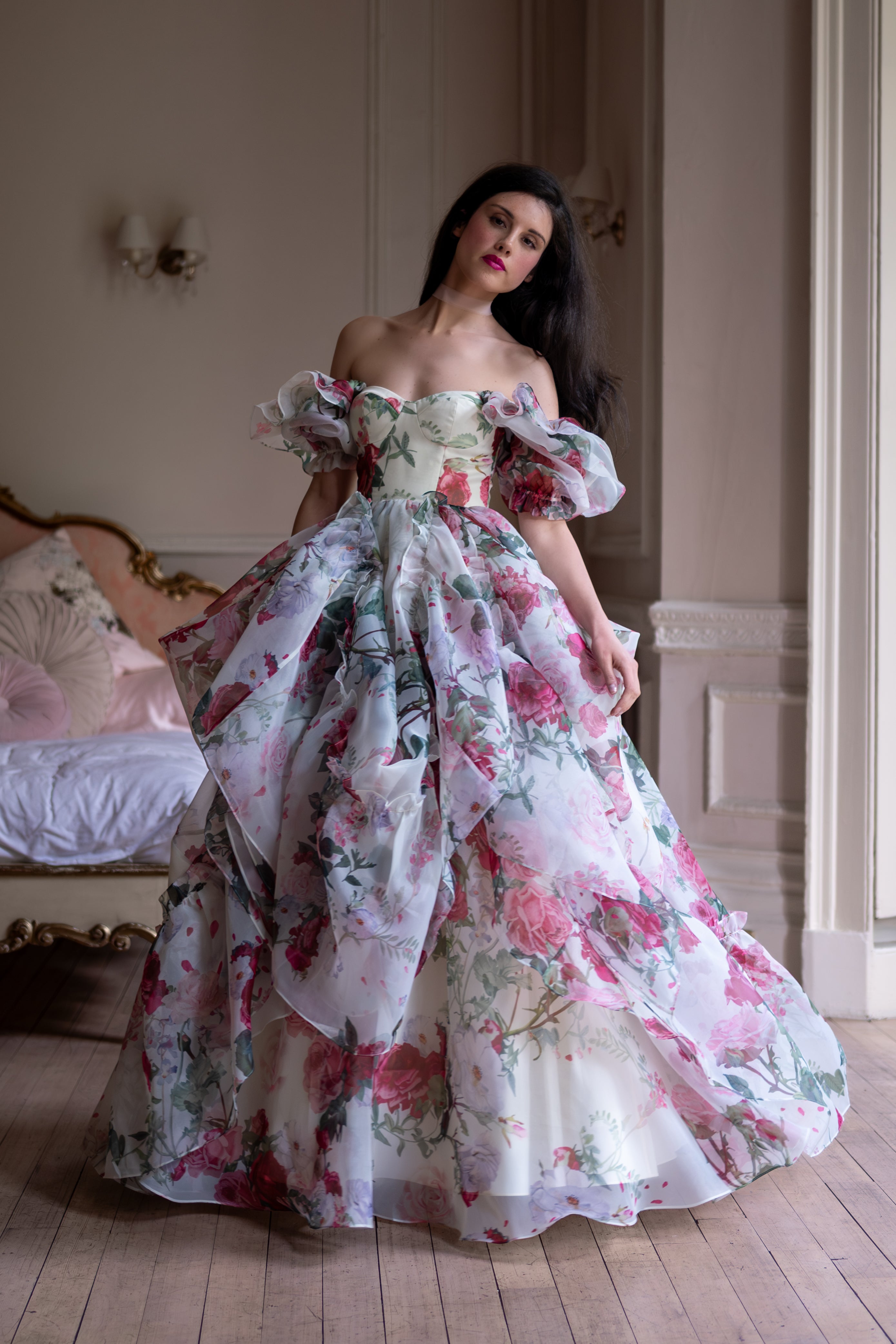 Petal Surrender Sorority Gown