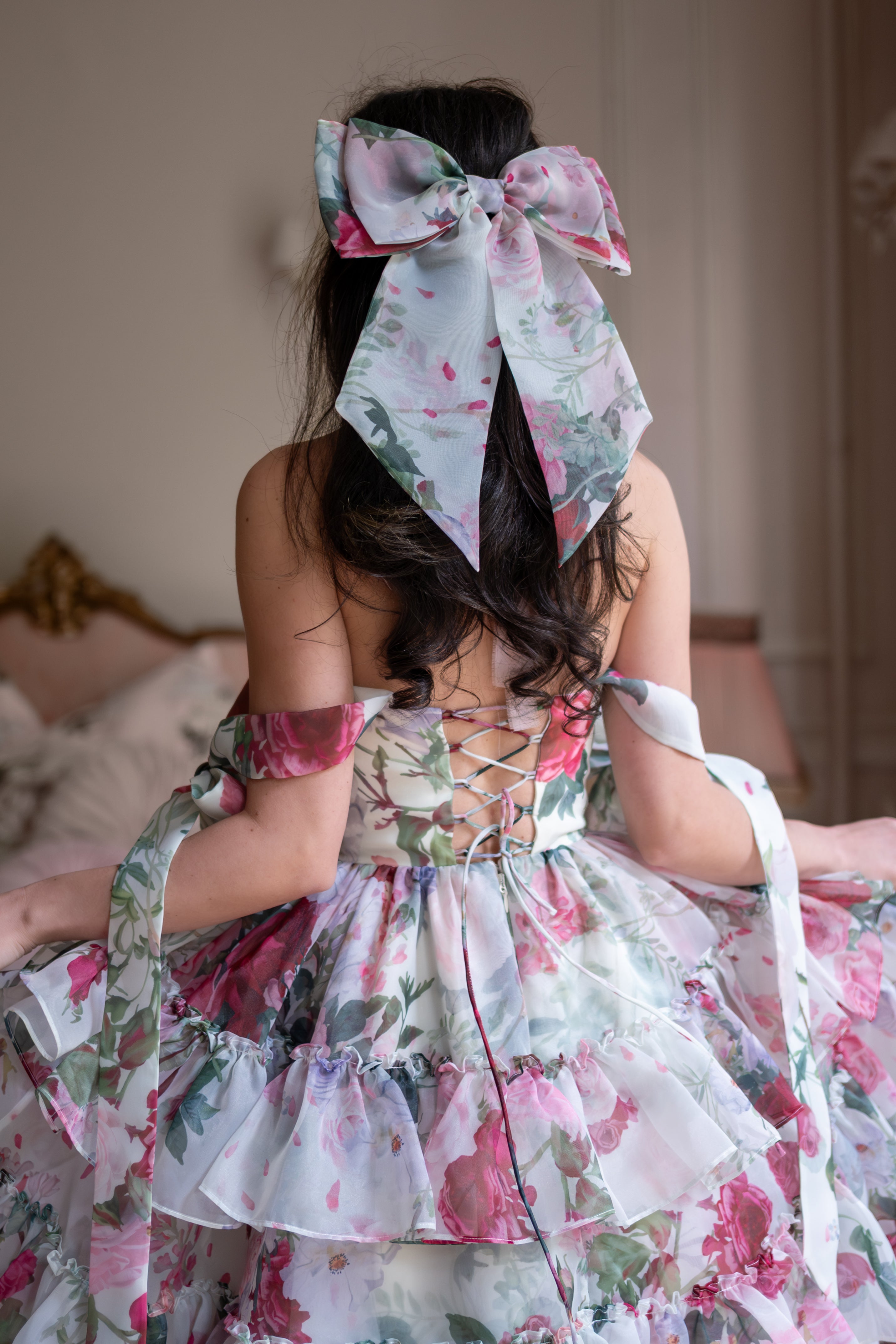 Petal Surrender Winged Hairbow