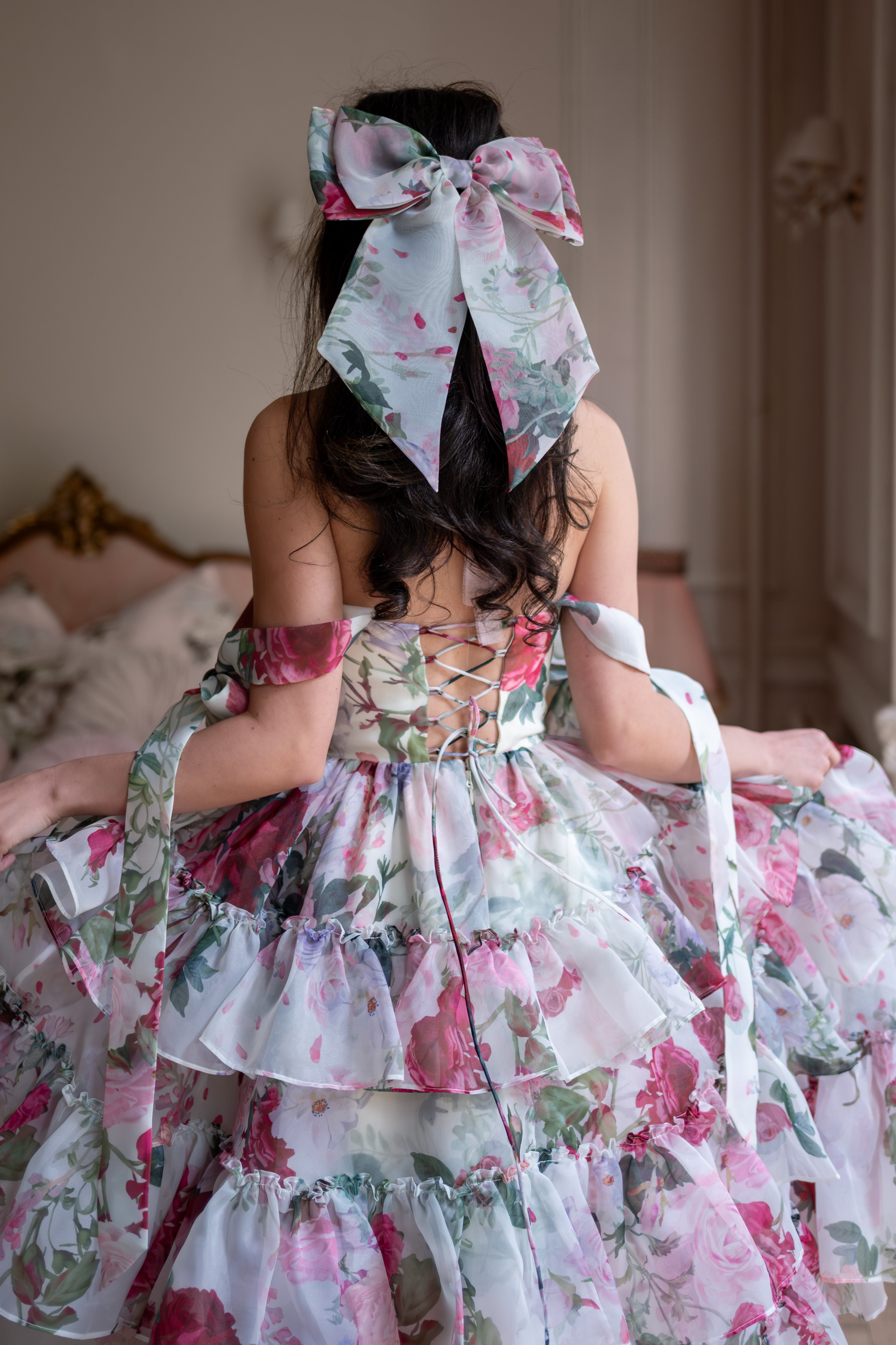 Petal Surrender Winged Hairbow