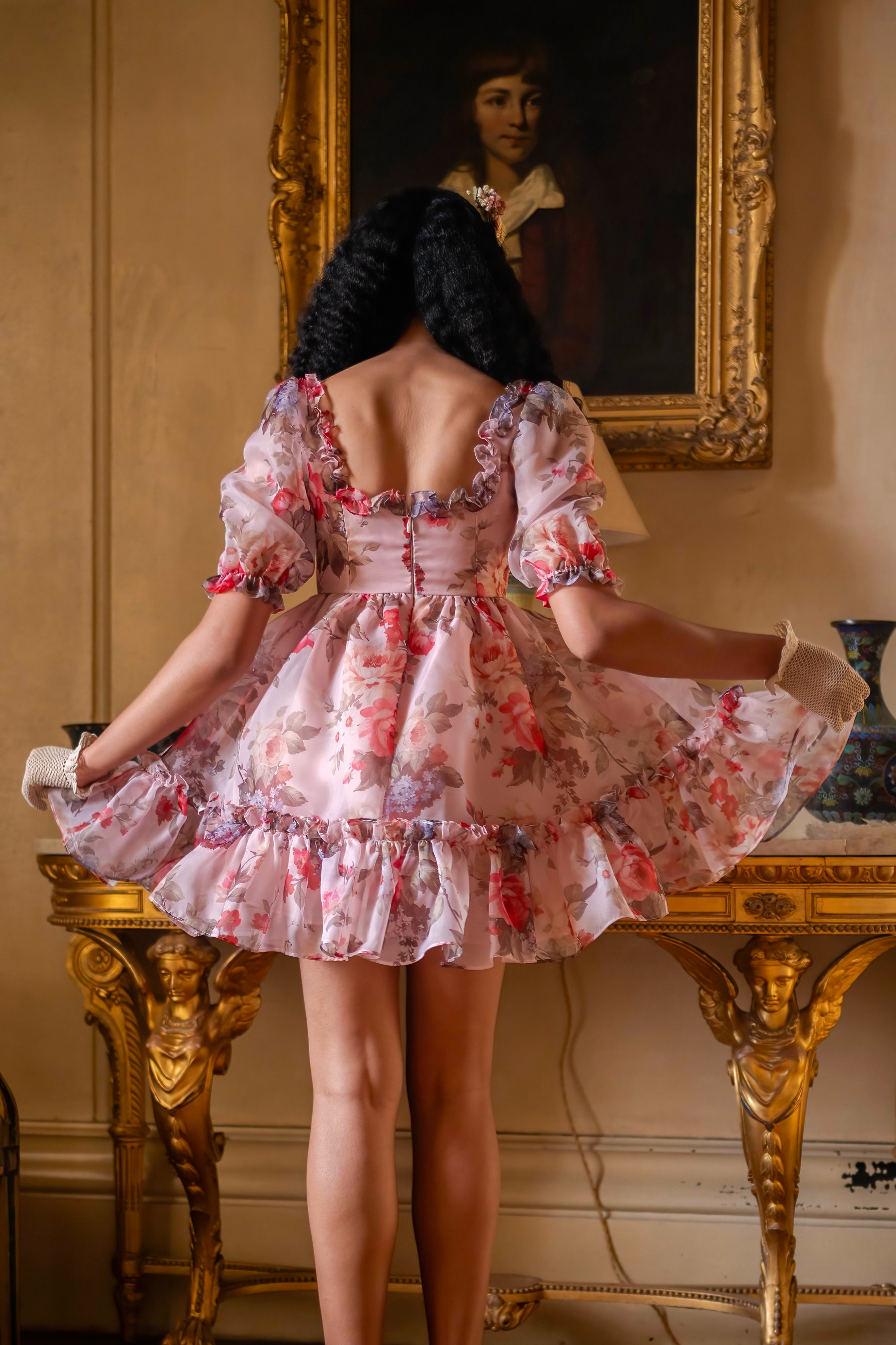 Rambling Rose Little Dauphine Dress