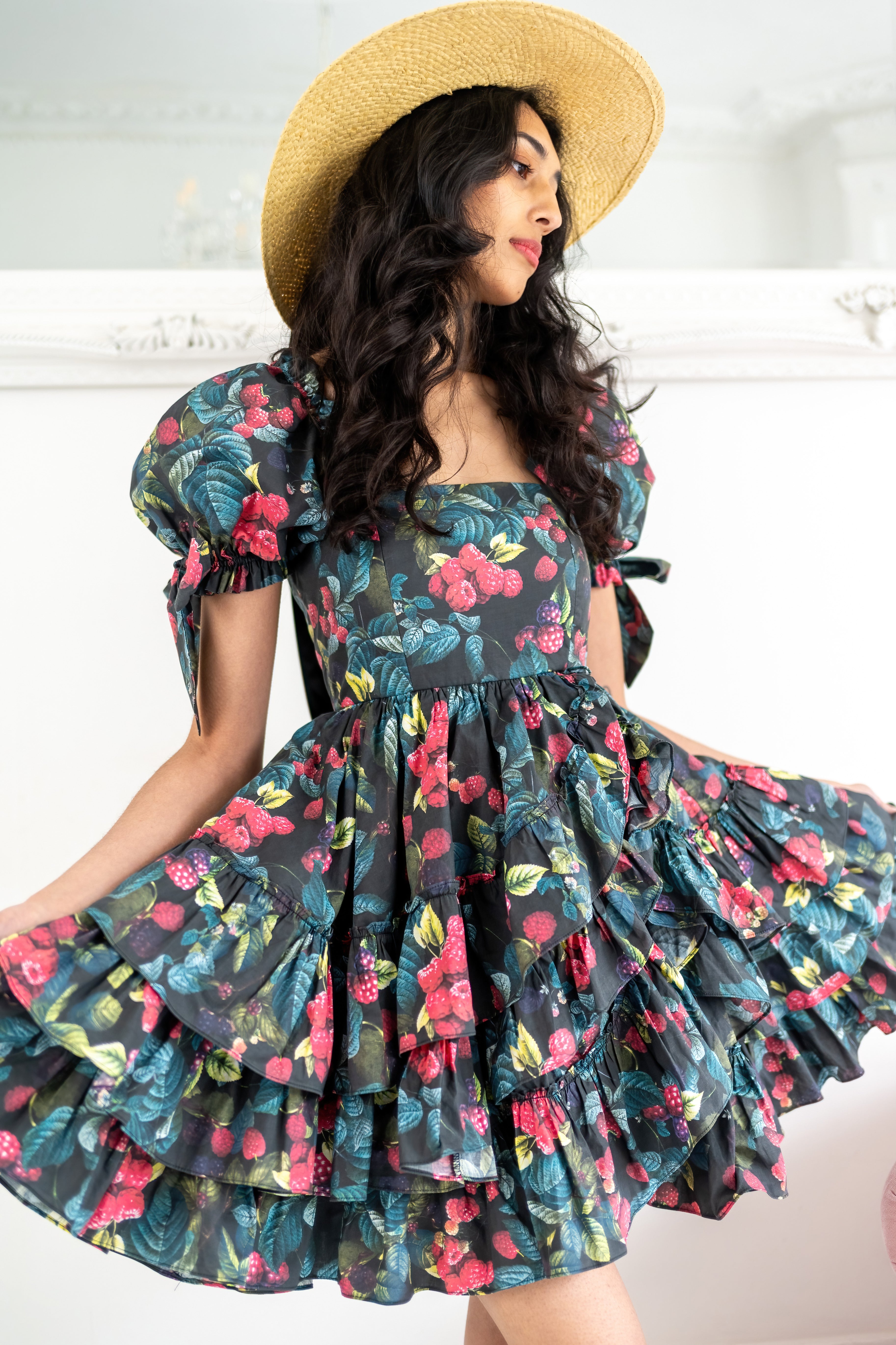 Raspberry Girl Liaisons Dress