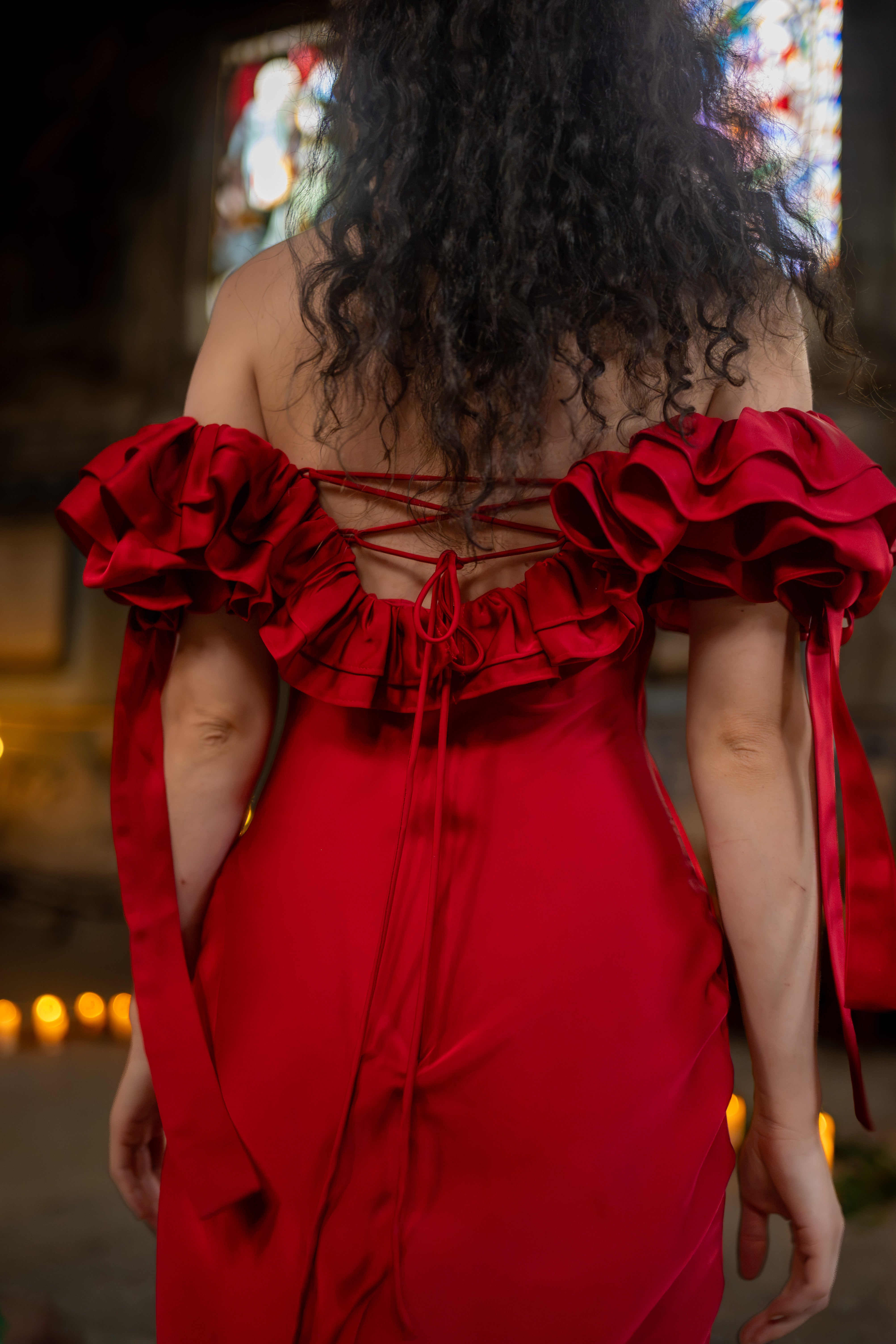 Red Confession Lyra Gown