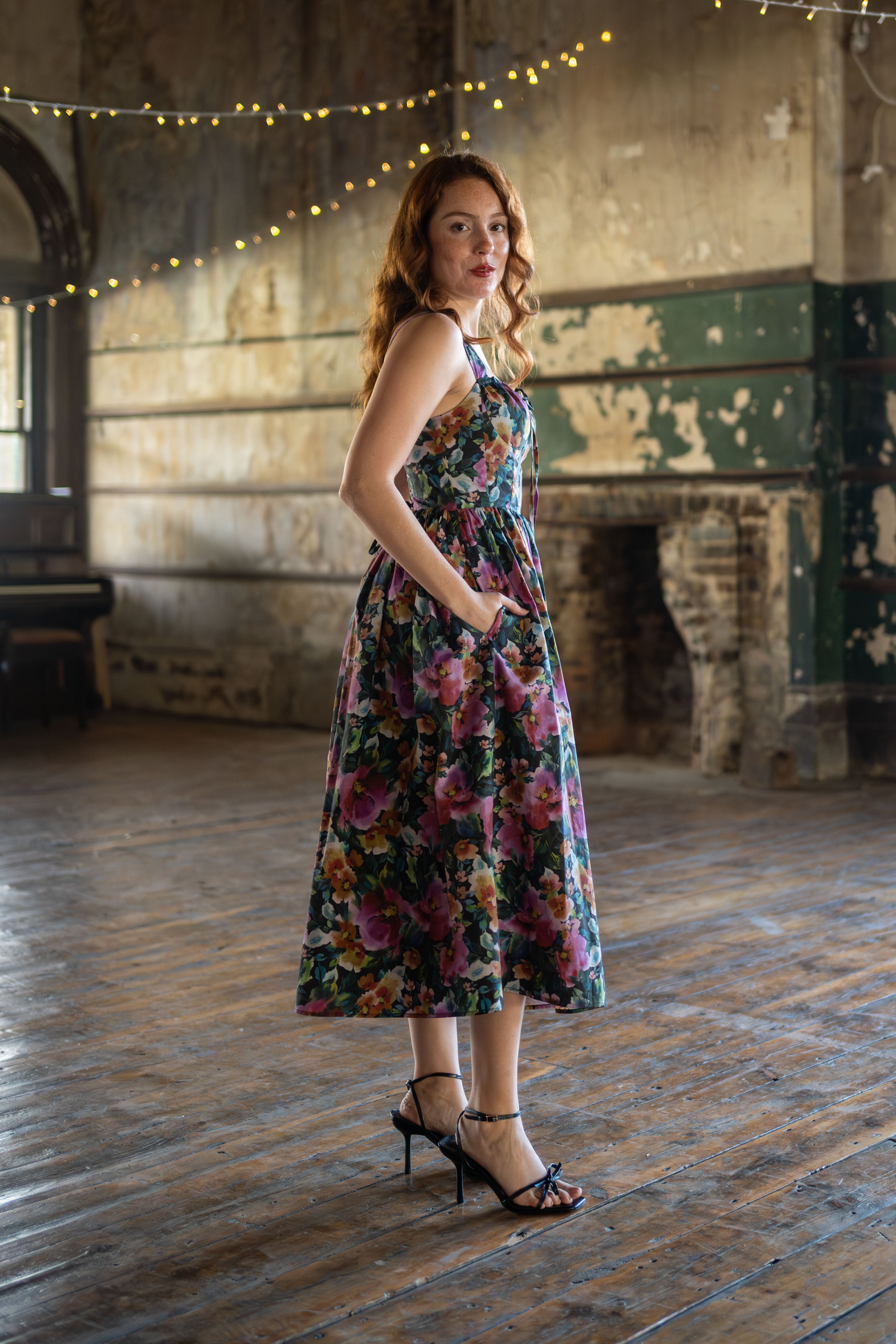 Sable Thorns Linden Dress