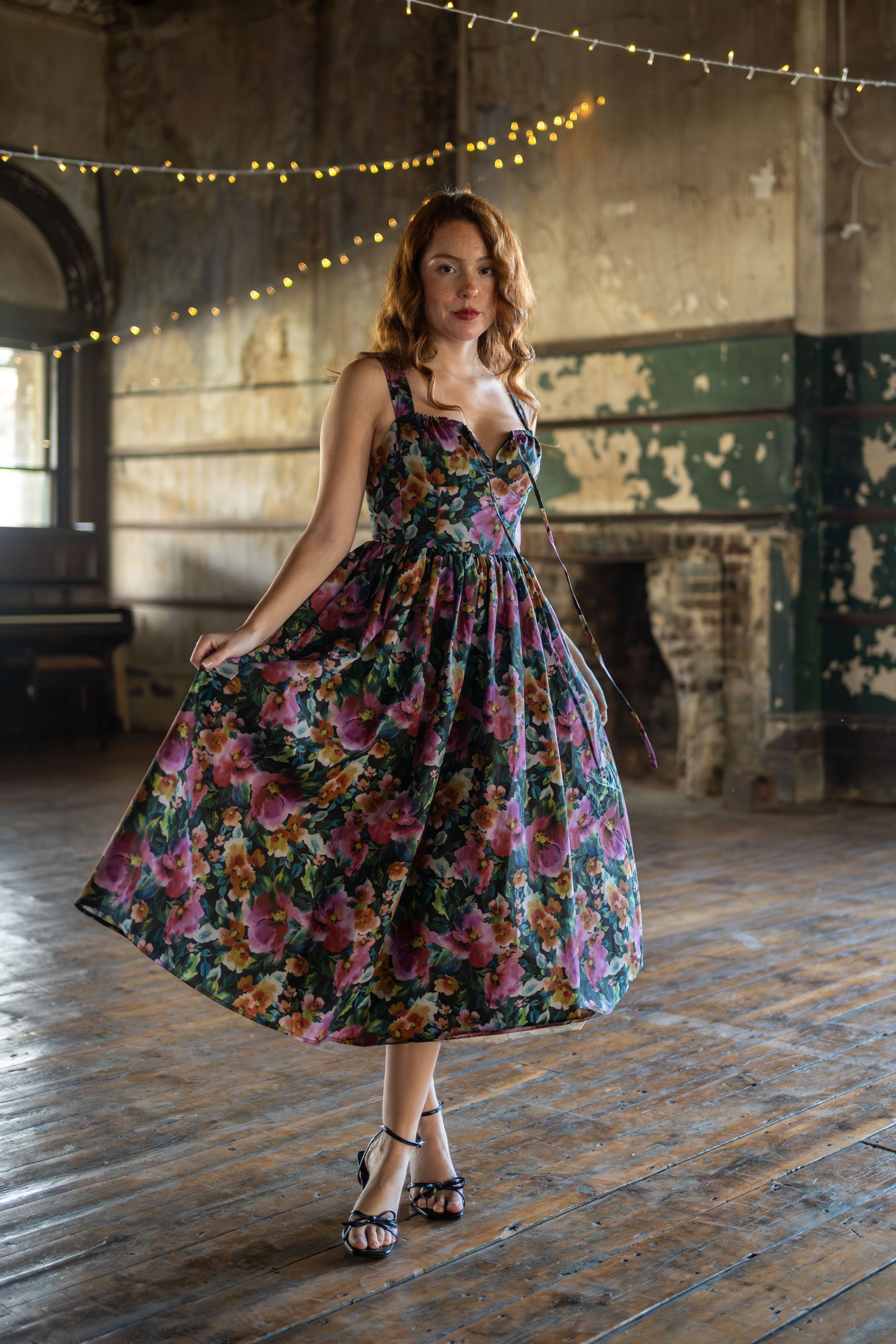 Sable Thorns Linden Dress