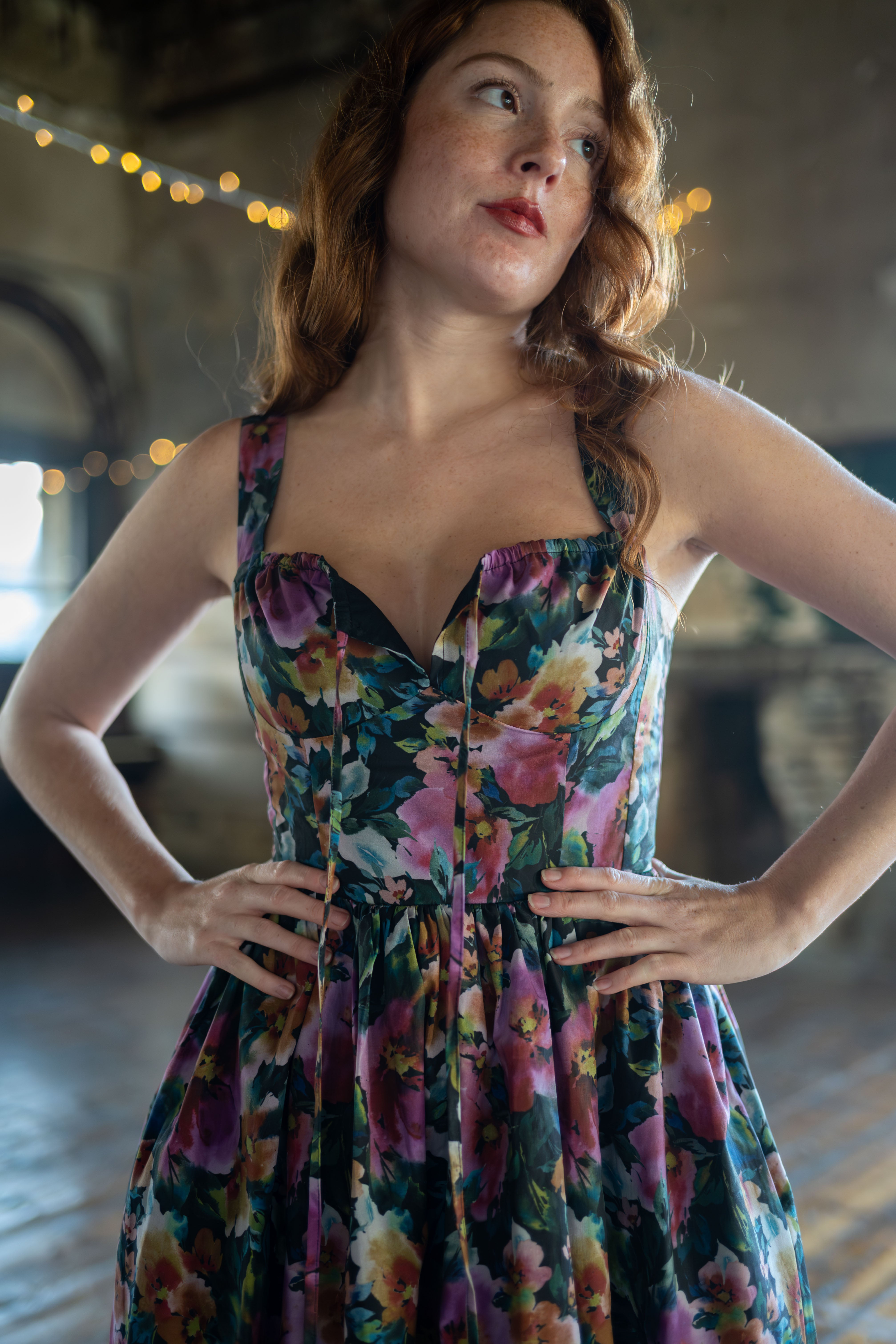 Sable Thorns Linden Dress