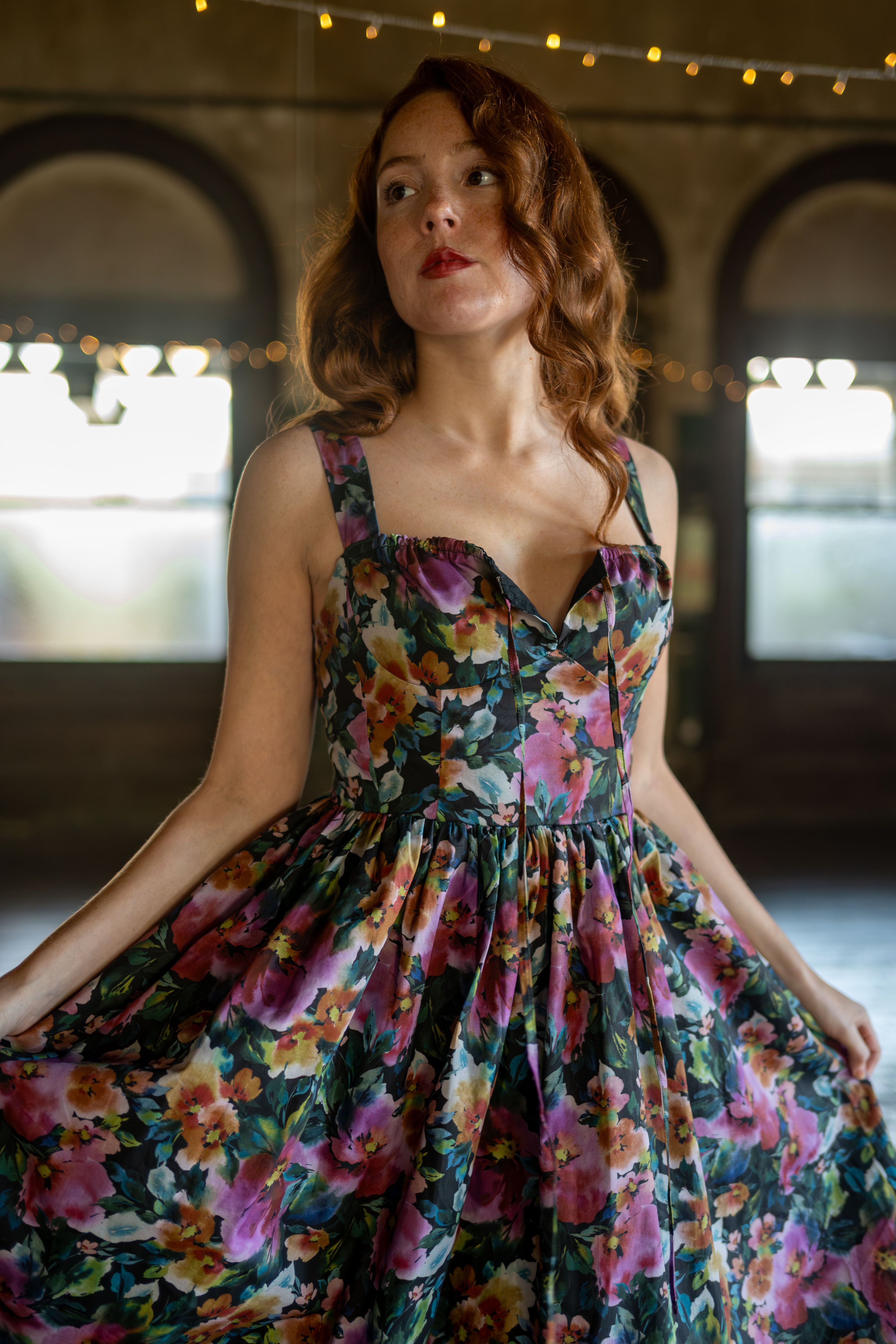 Sable Thorns Linden Dress