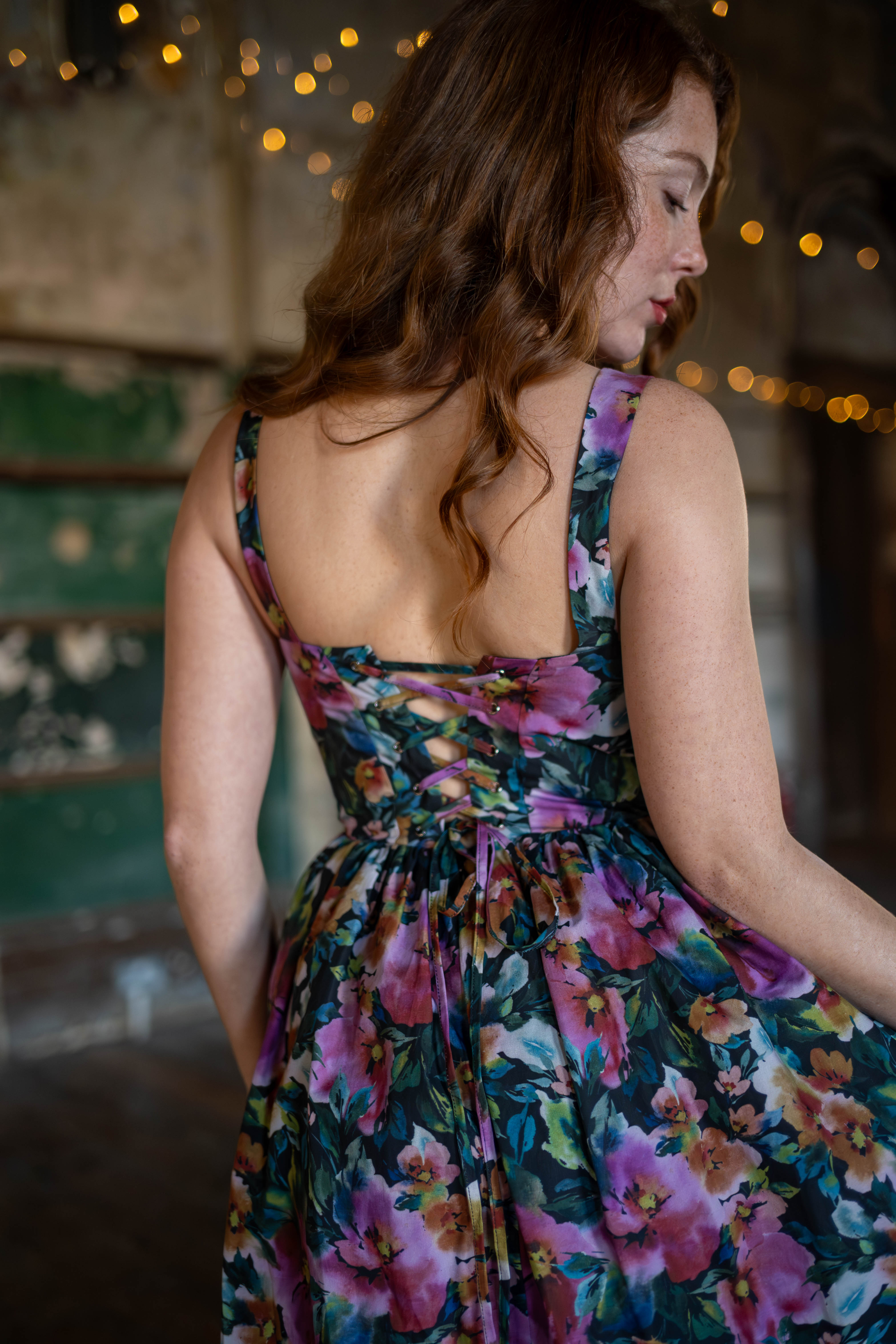 Sable Thorns Linden Dress