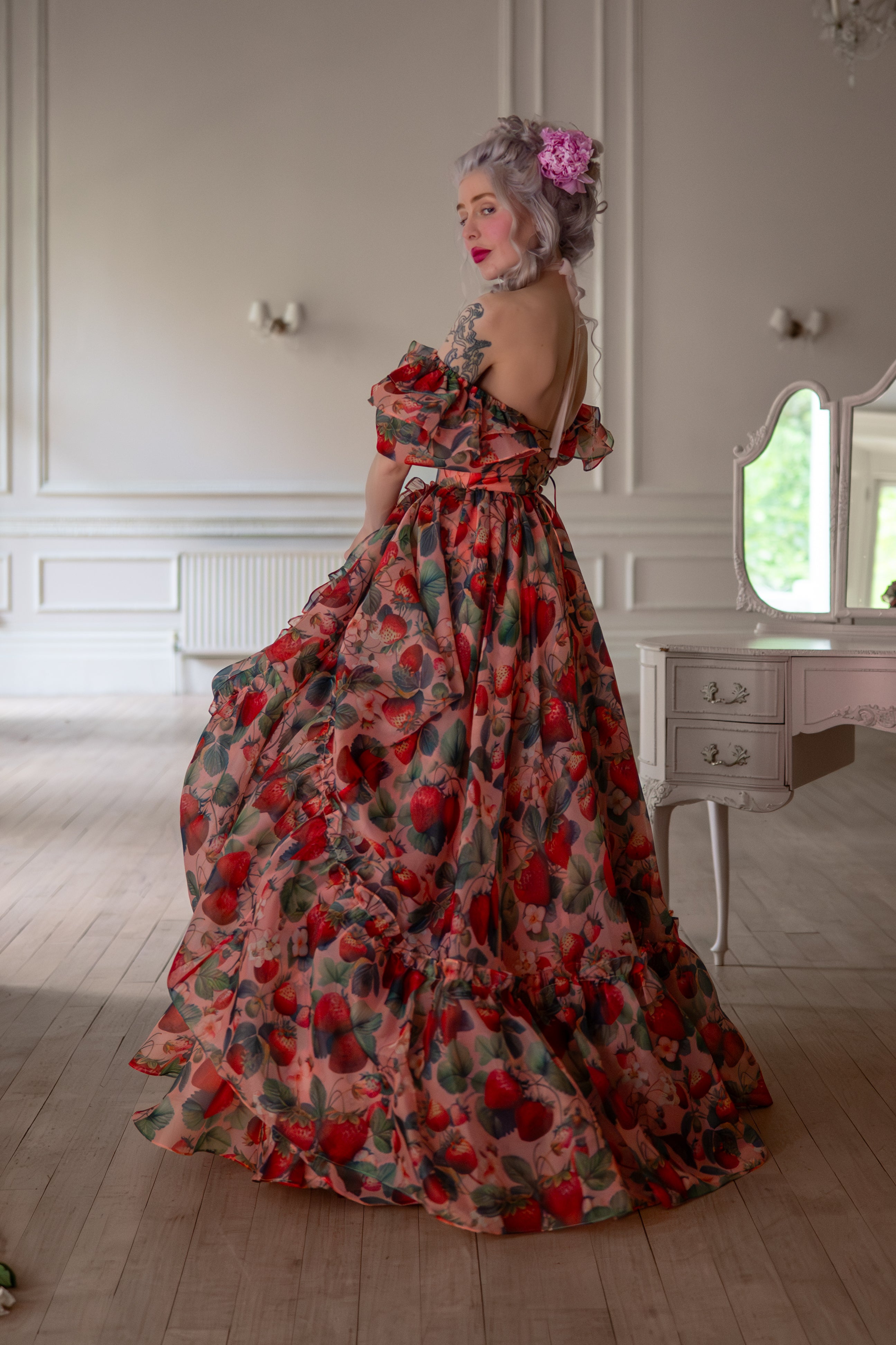Scarlet Scandal Sorority Gown