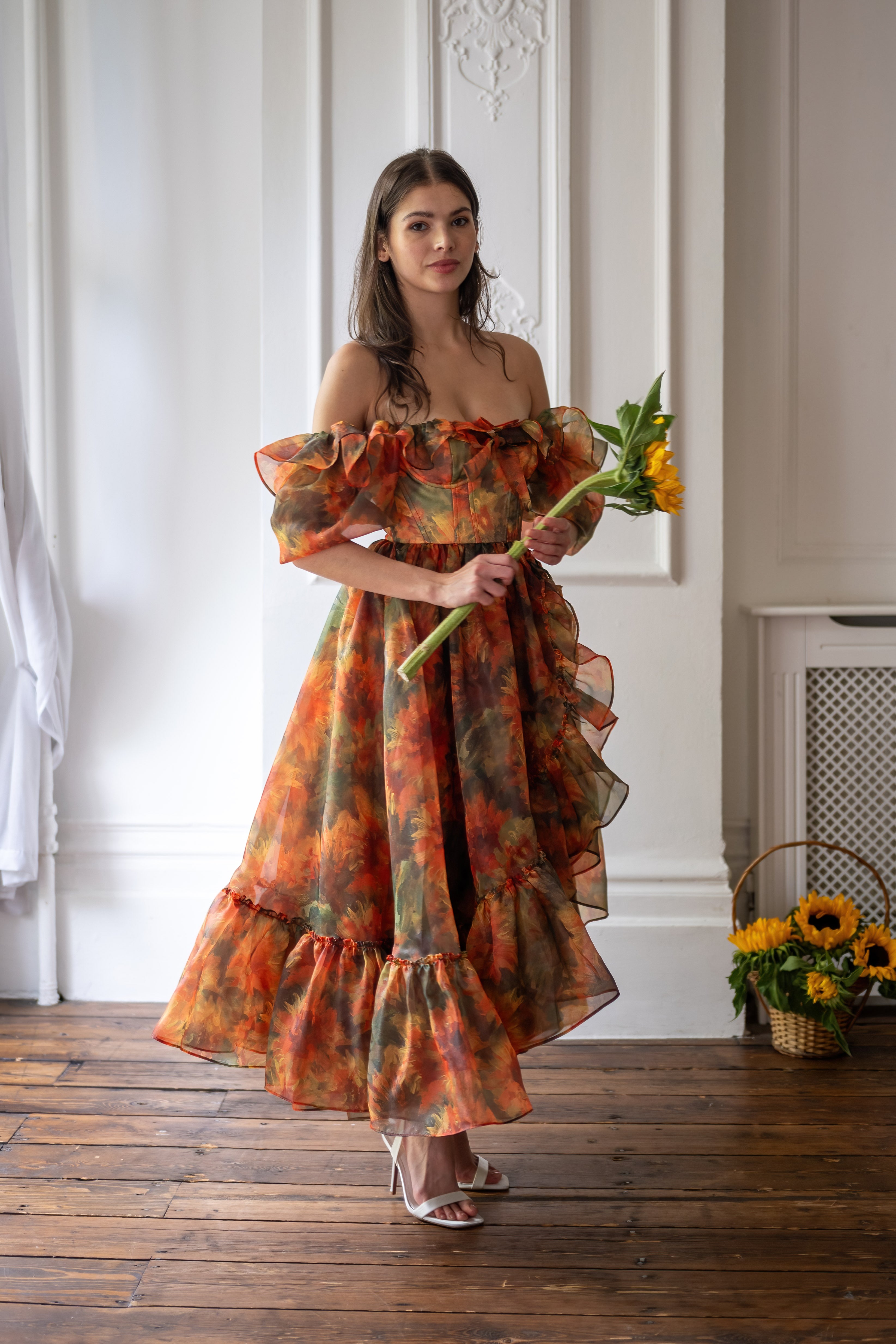 Sunflower Kiss Bluestocking Dress