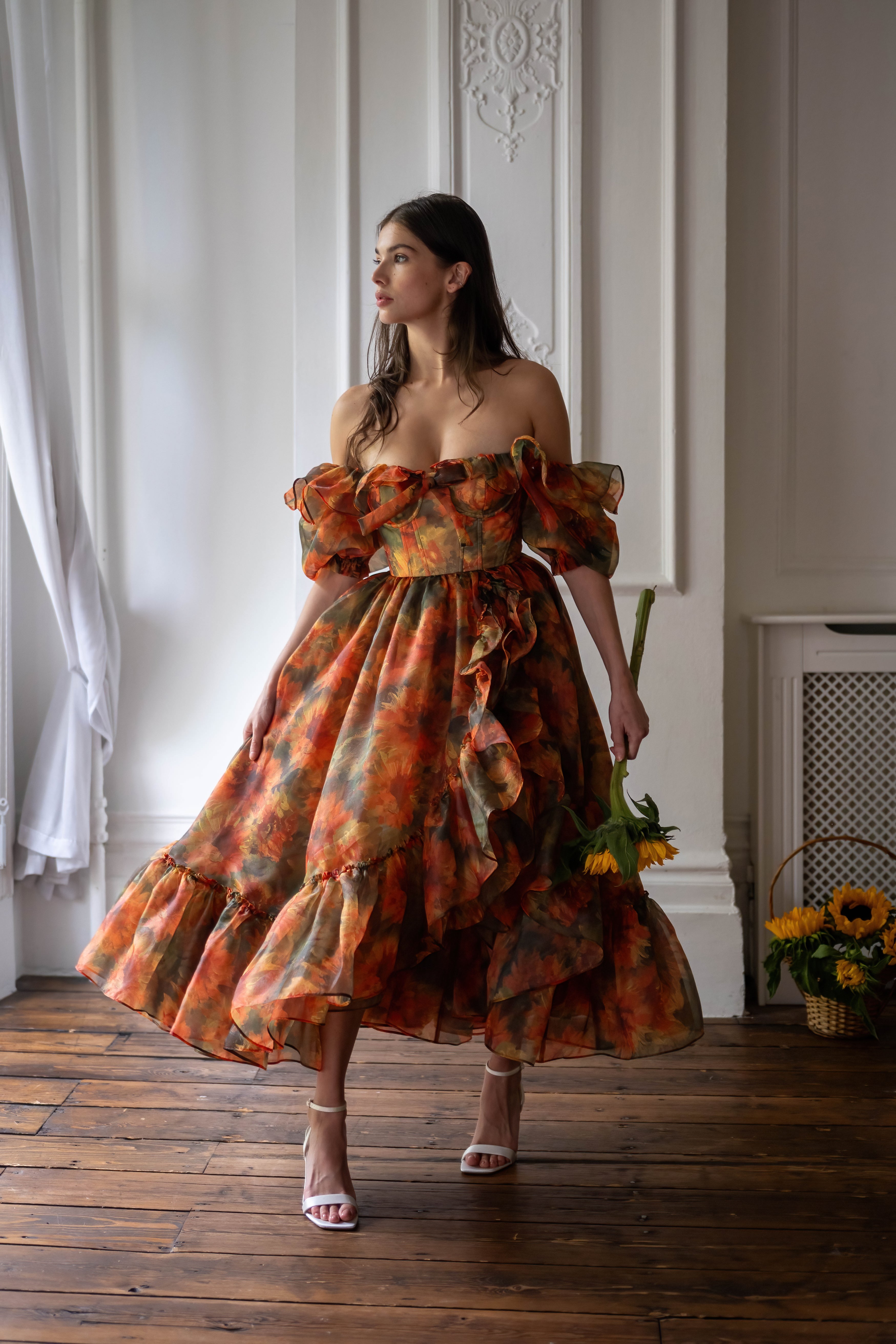 Sunflower Kiss Bluestocking Dress
