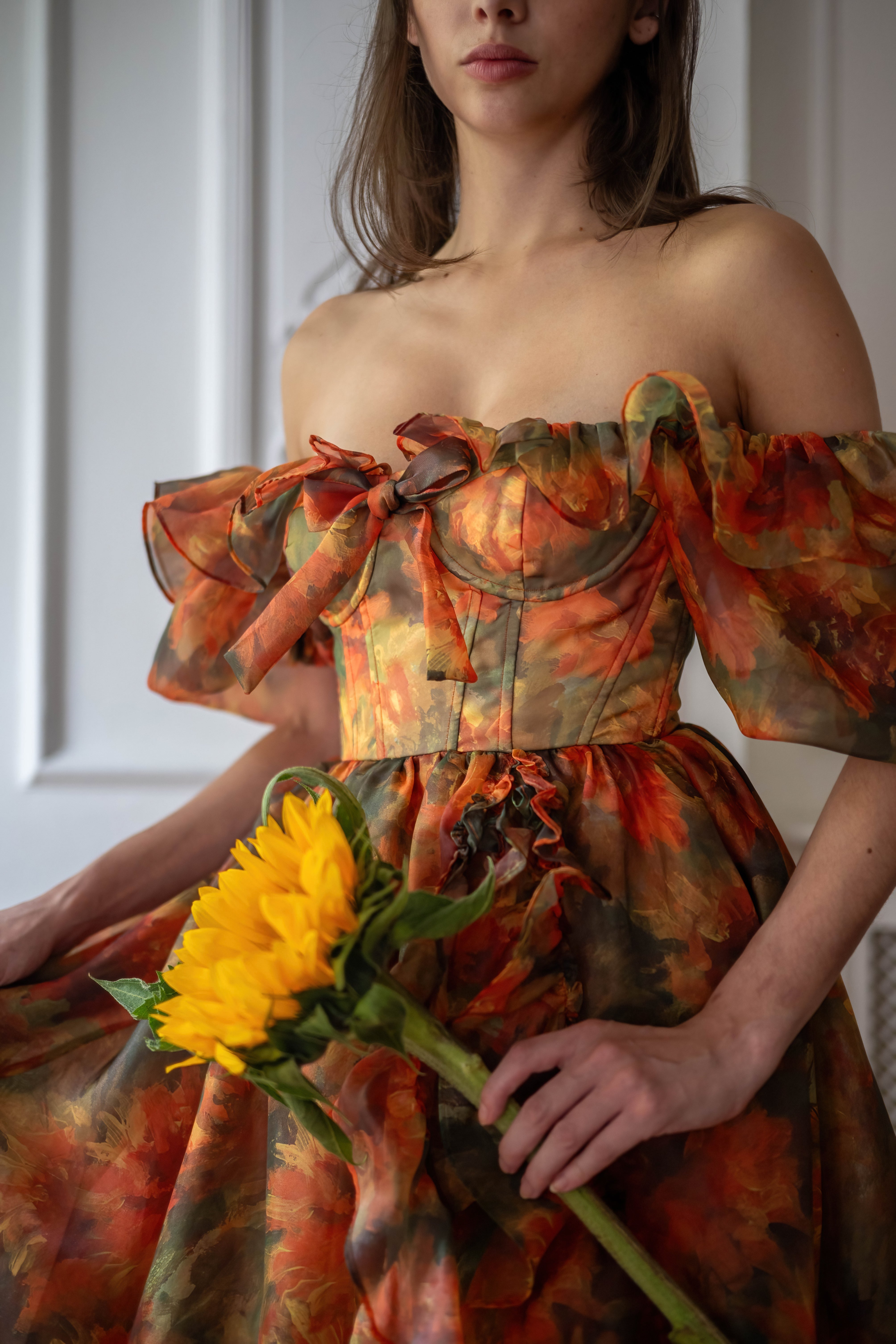 Sunflower Kiss Bluestocking Dress