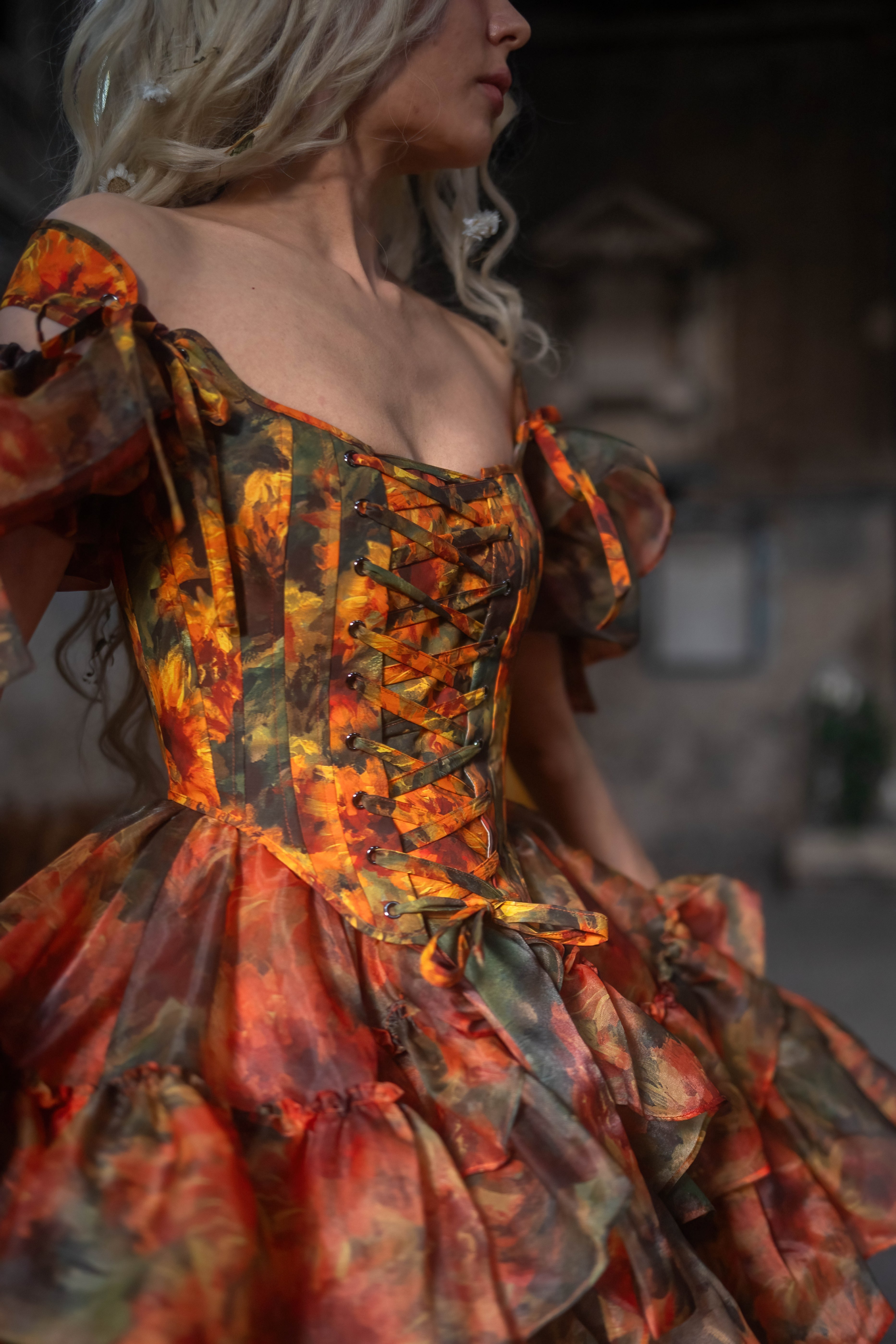Sunflower Kiss Galatea Corset