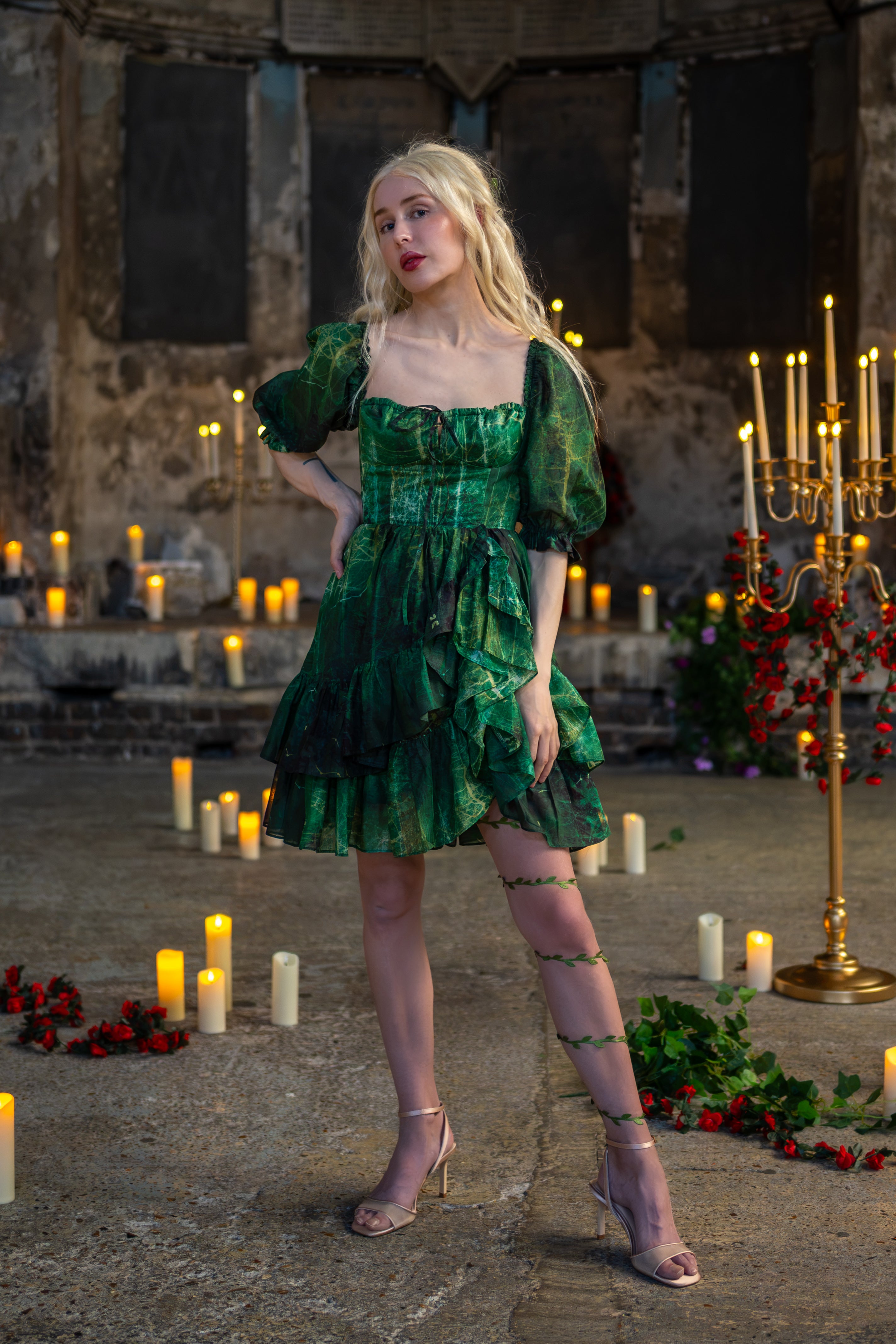 The Green Spell Masque Dress