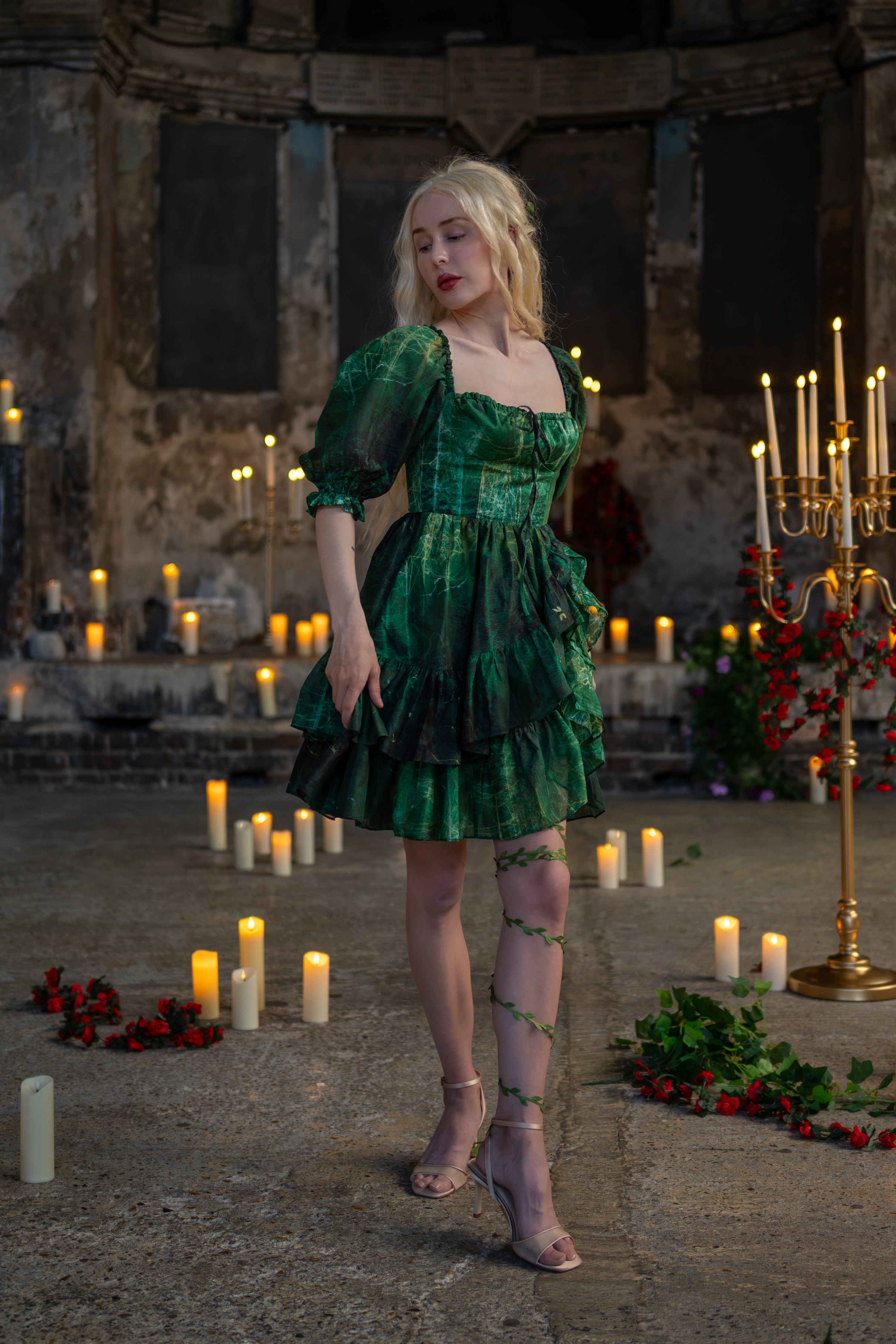 The Green Spell Masque Dress