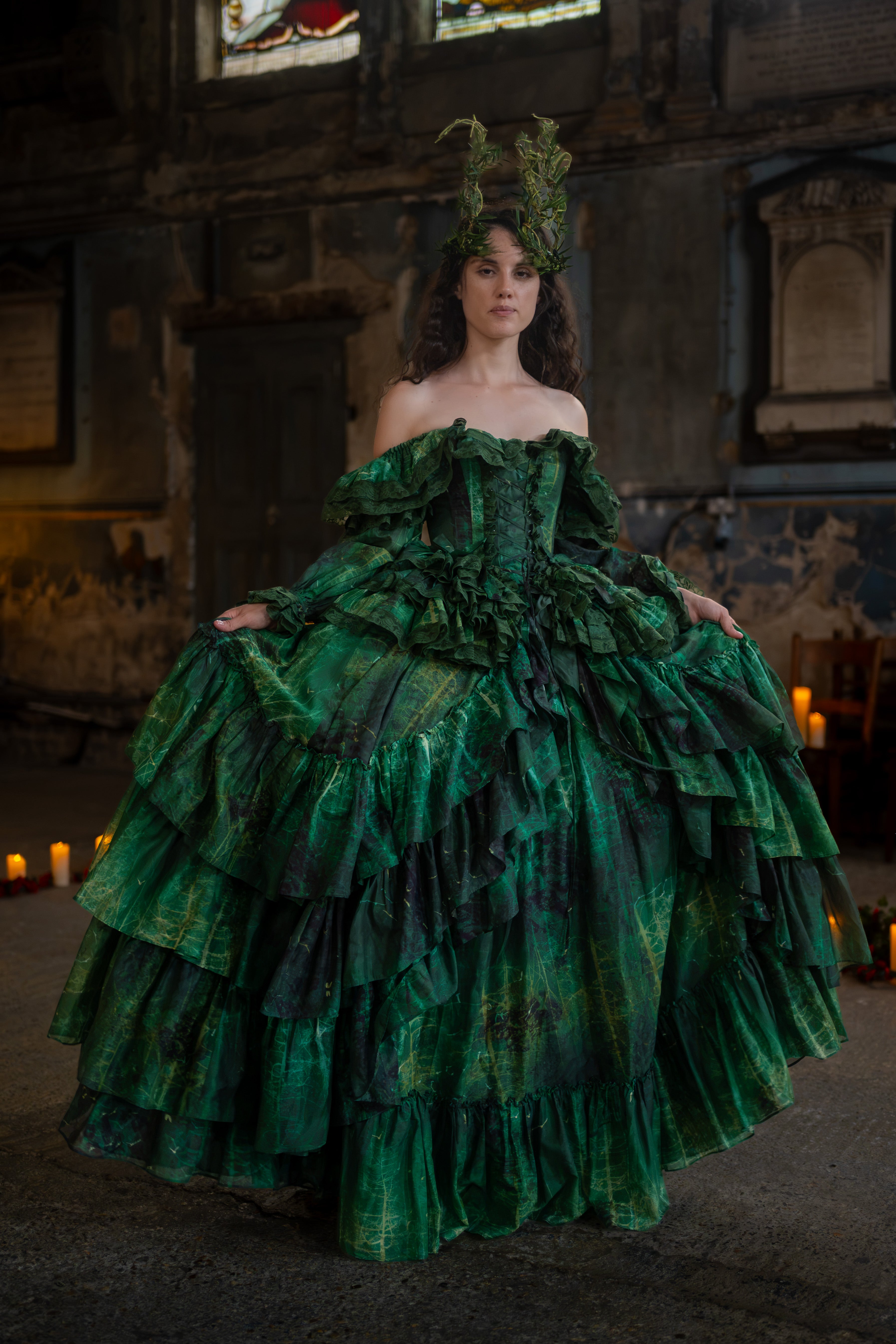 The Green Spell Montespan Corset