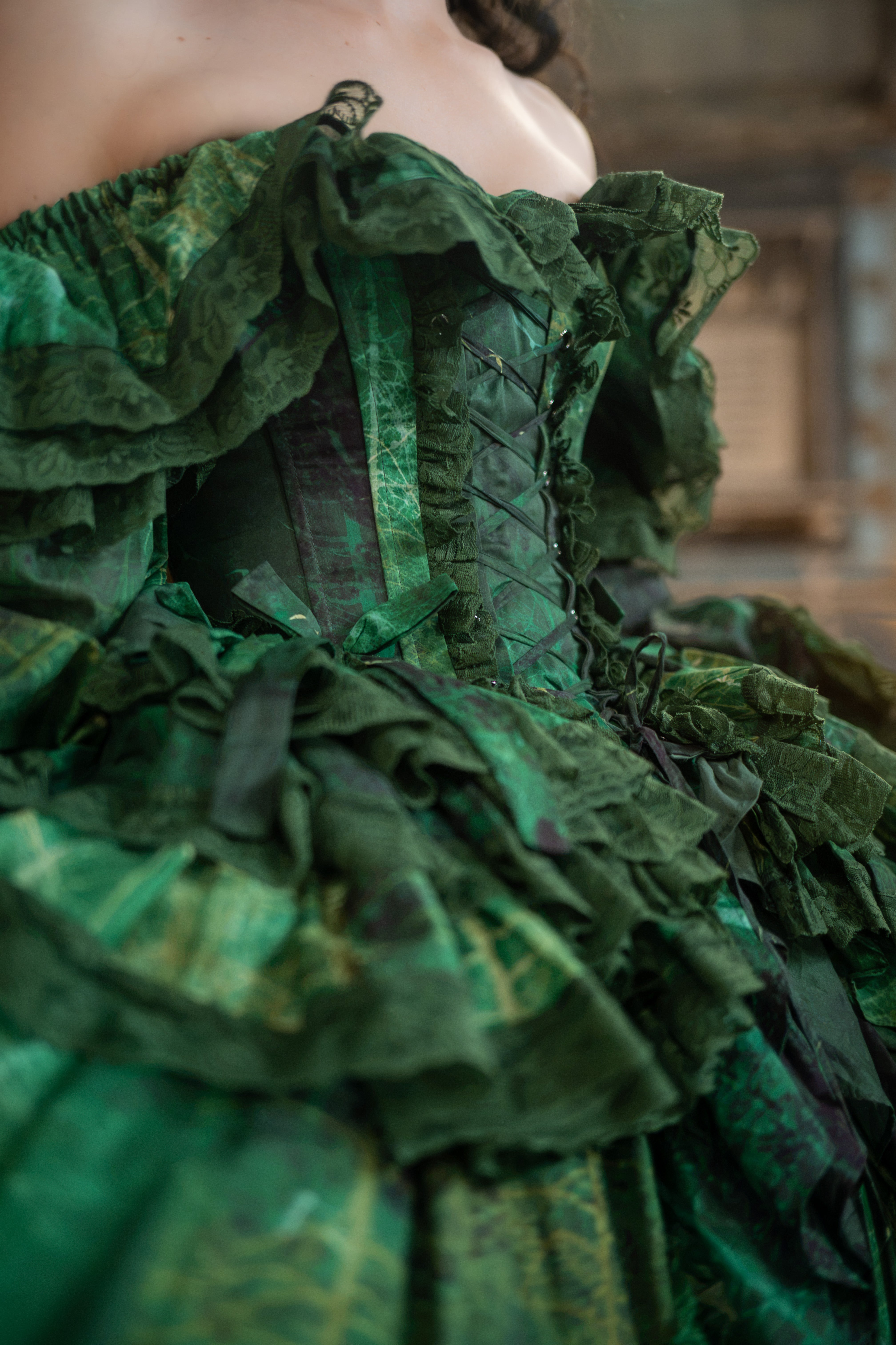 The Green Spell Montespan Corset