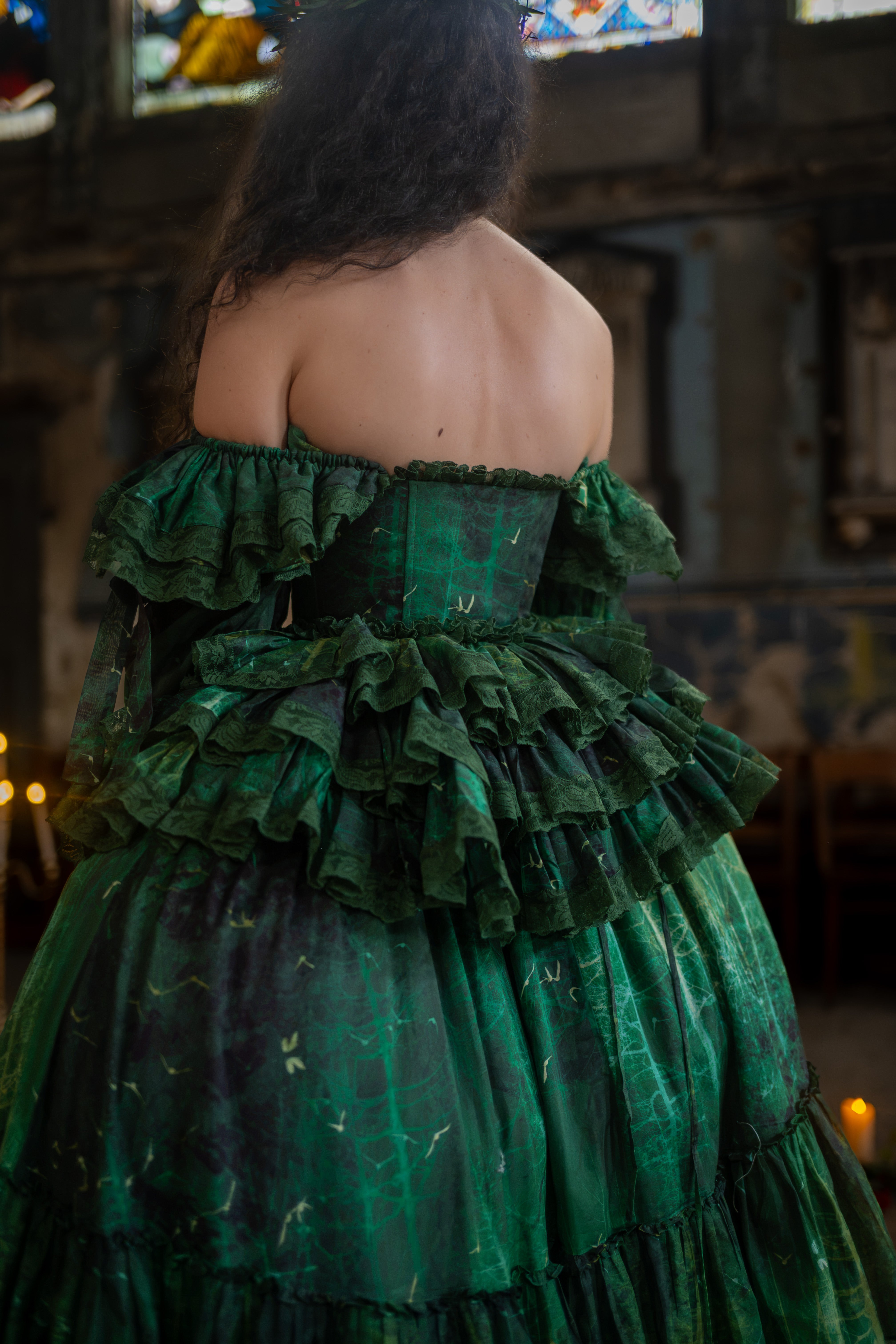 The Green Spell Montespan Corset