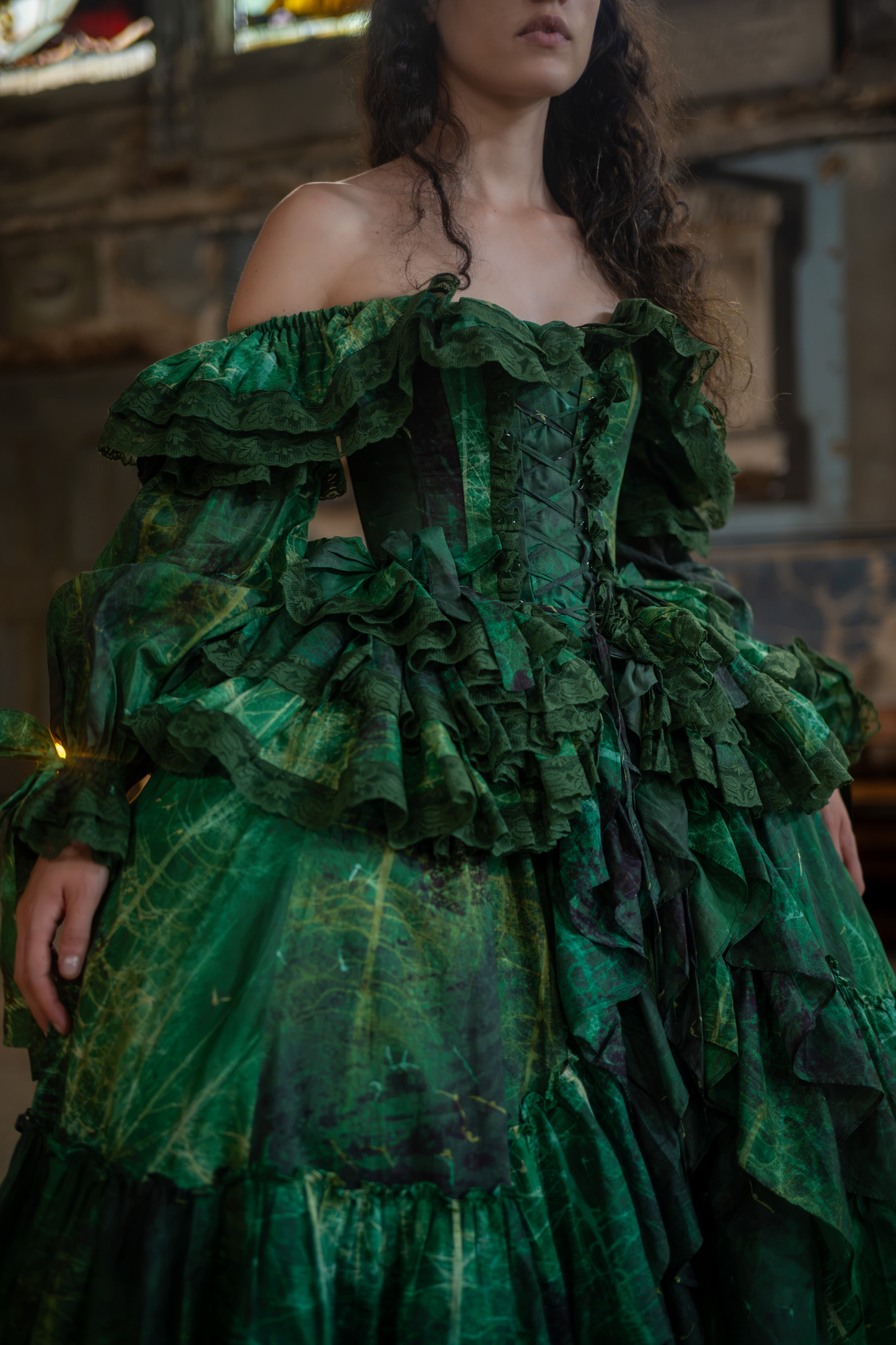 The Green Spell Montespan Corset