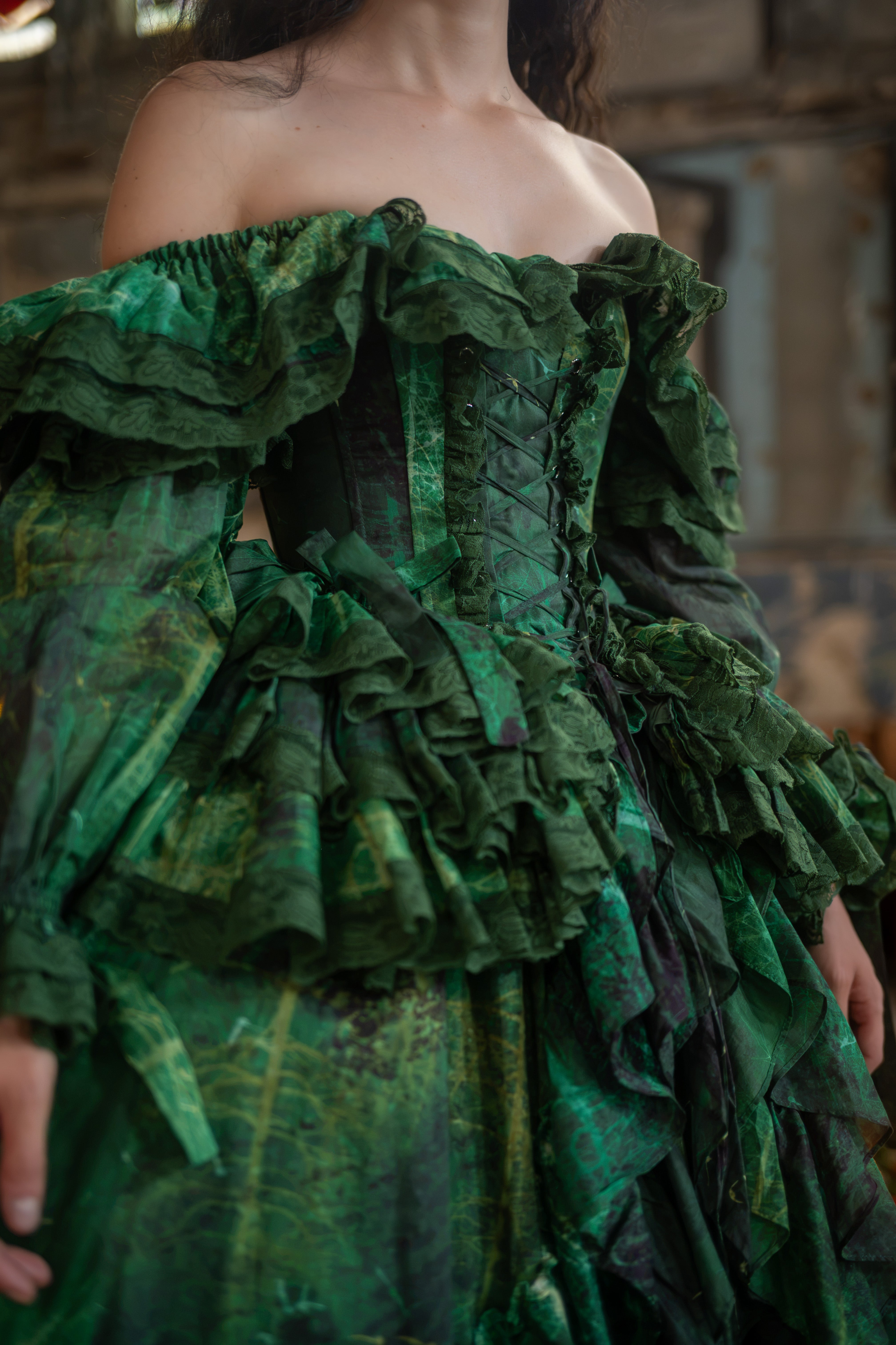 The Green Spell Montespan Corset