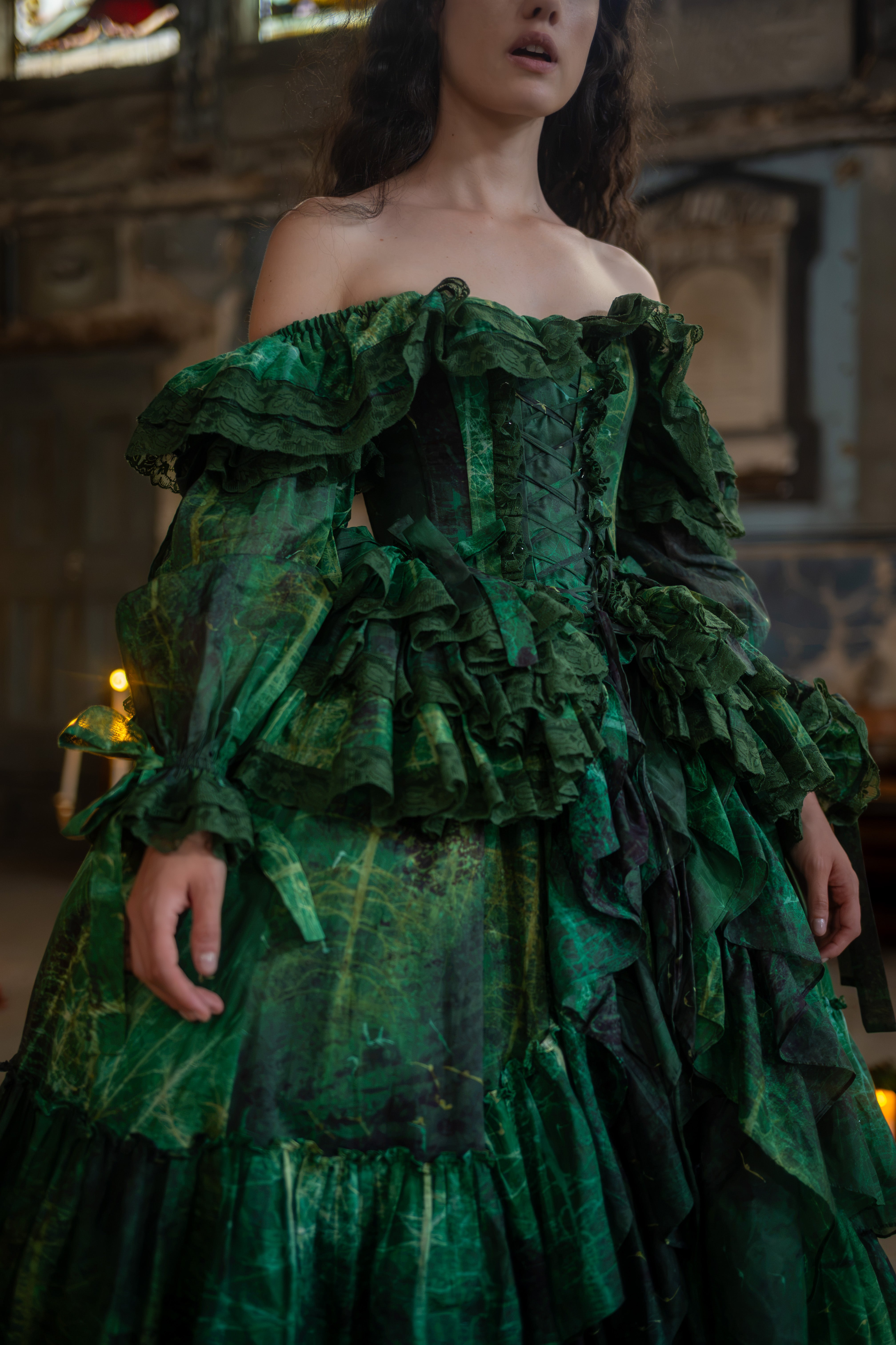 The Green Spell Montespan Corset