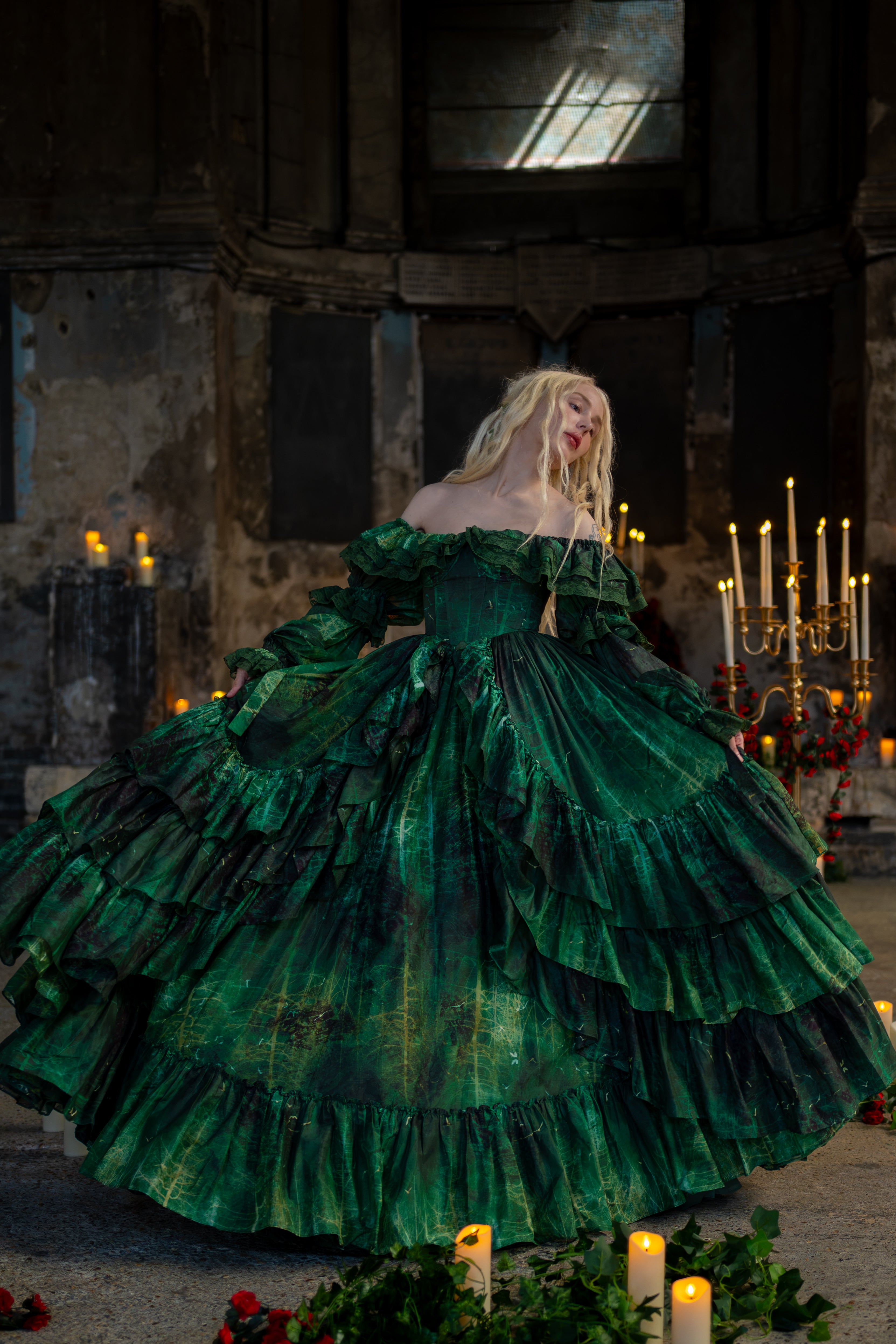The Green Spell Vesper Gown