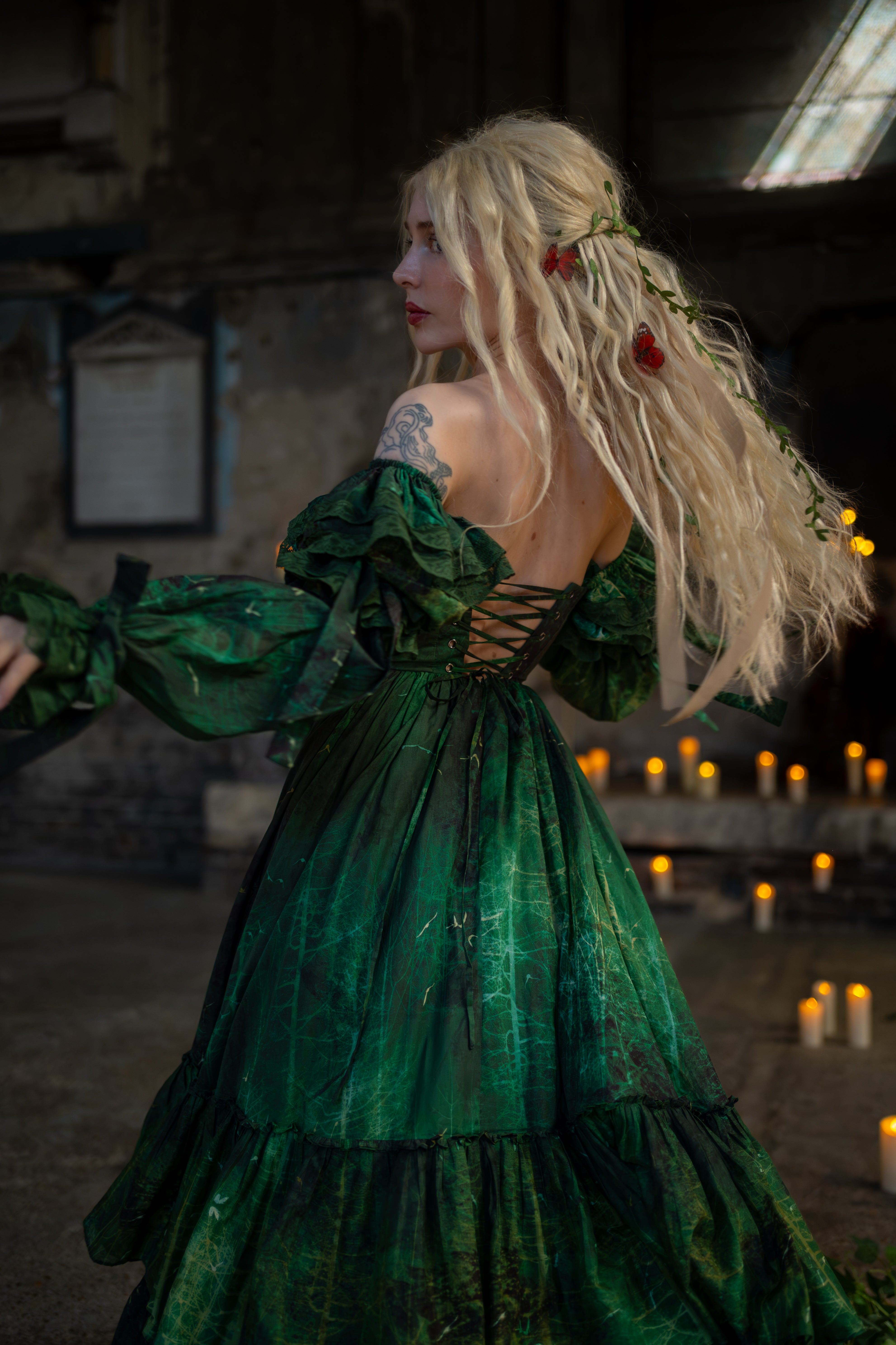 The Green Spell Vesper Gown