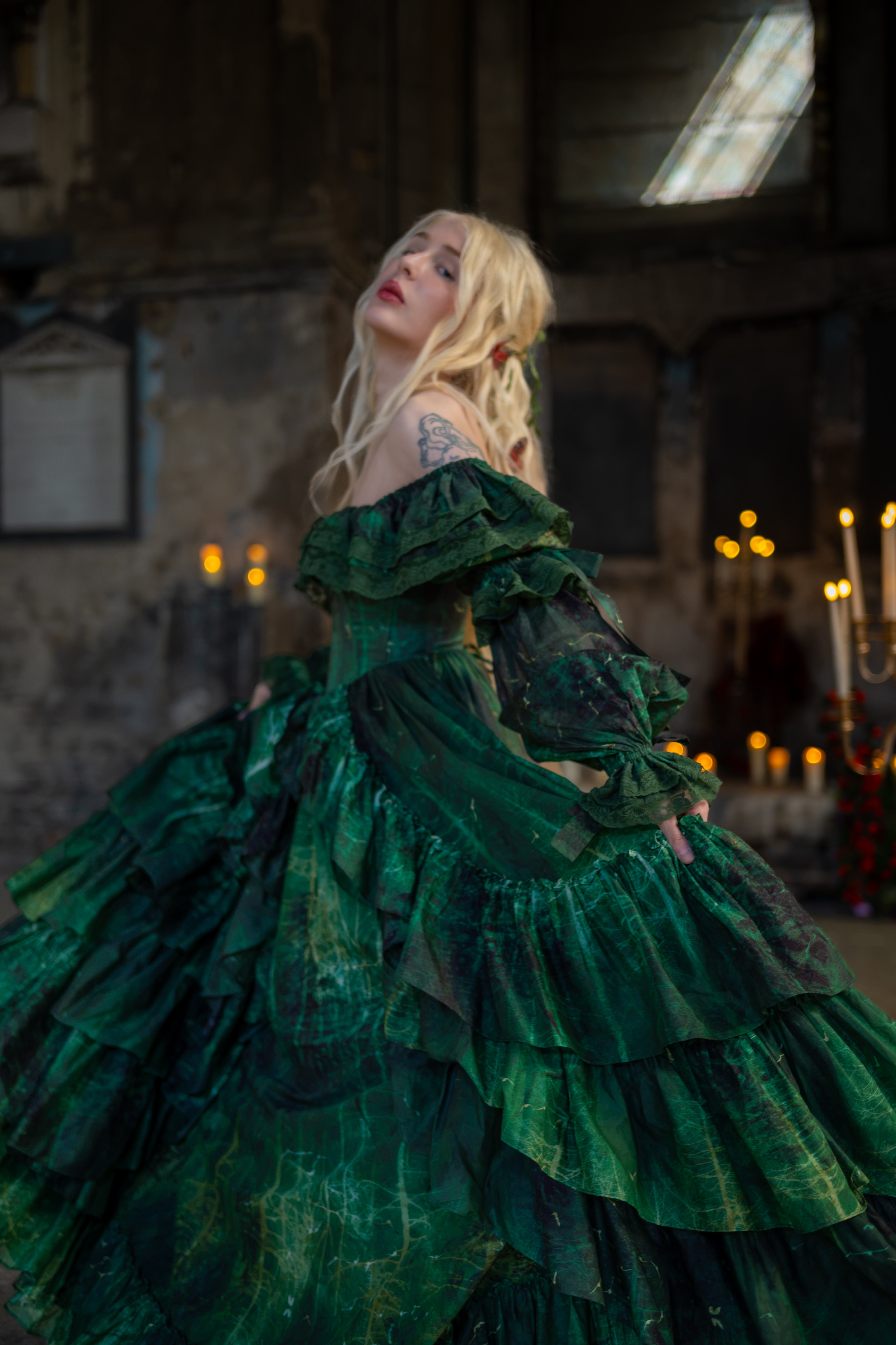 The Green Spell Vesper Gown