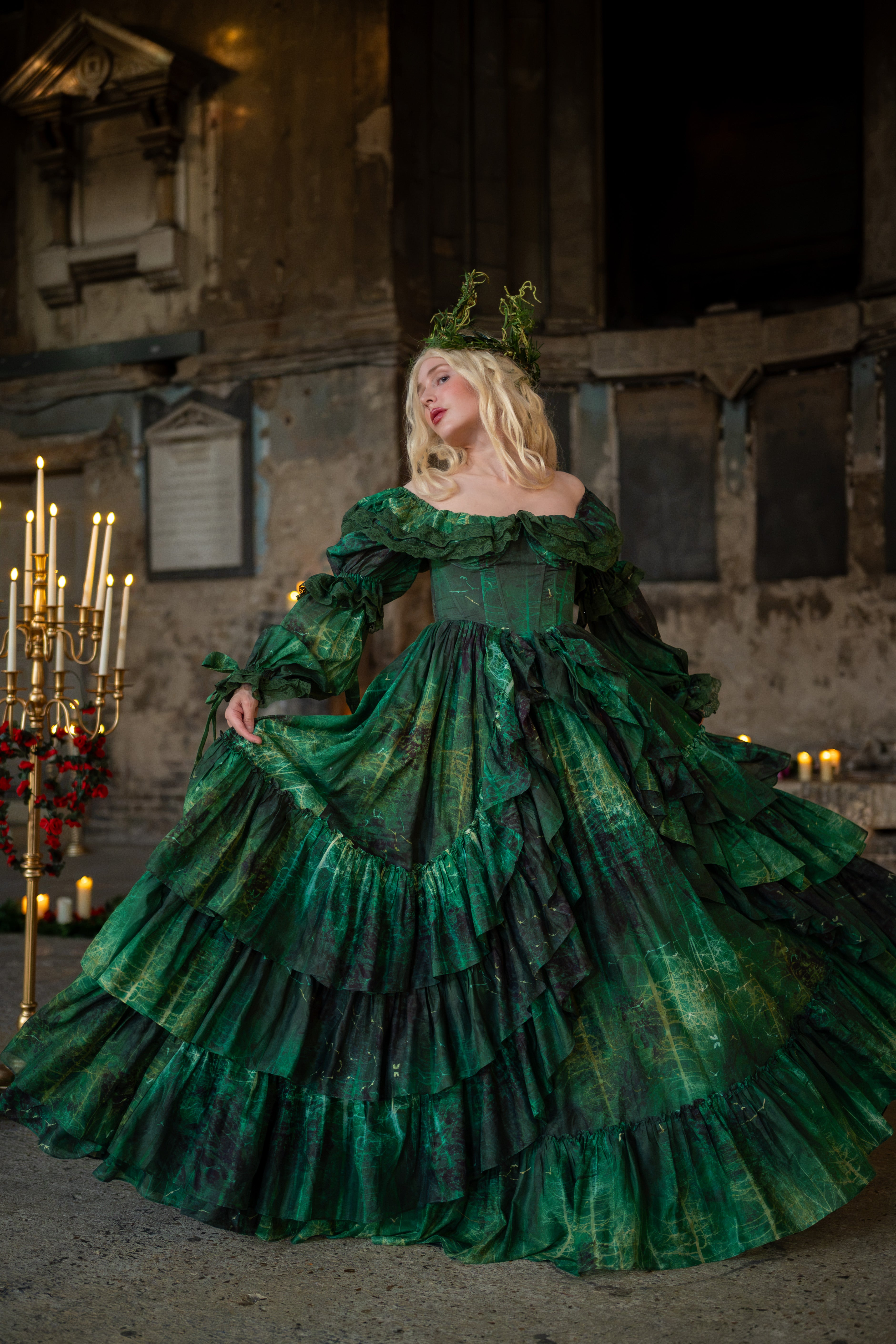 The Green Spell Vesper Gown