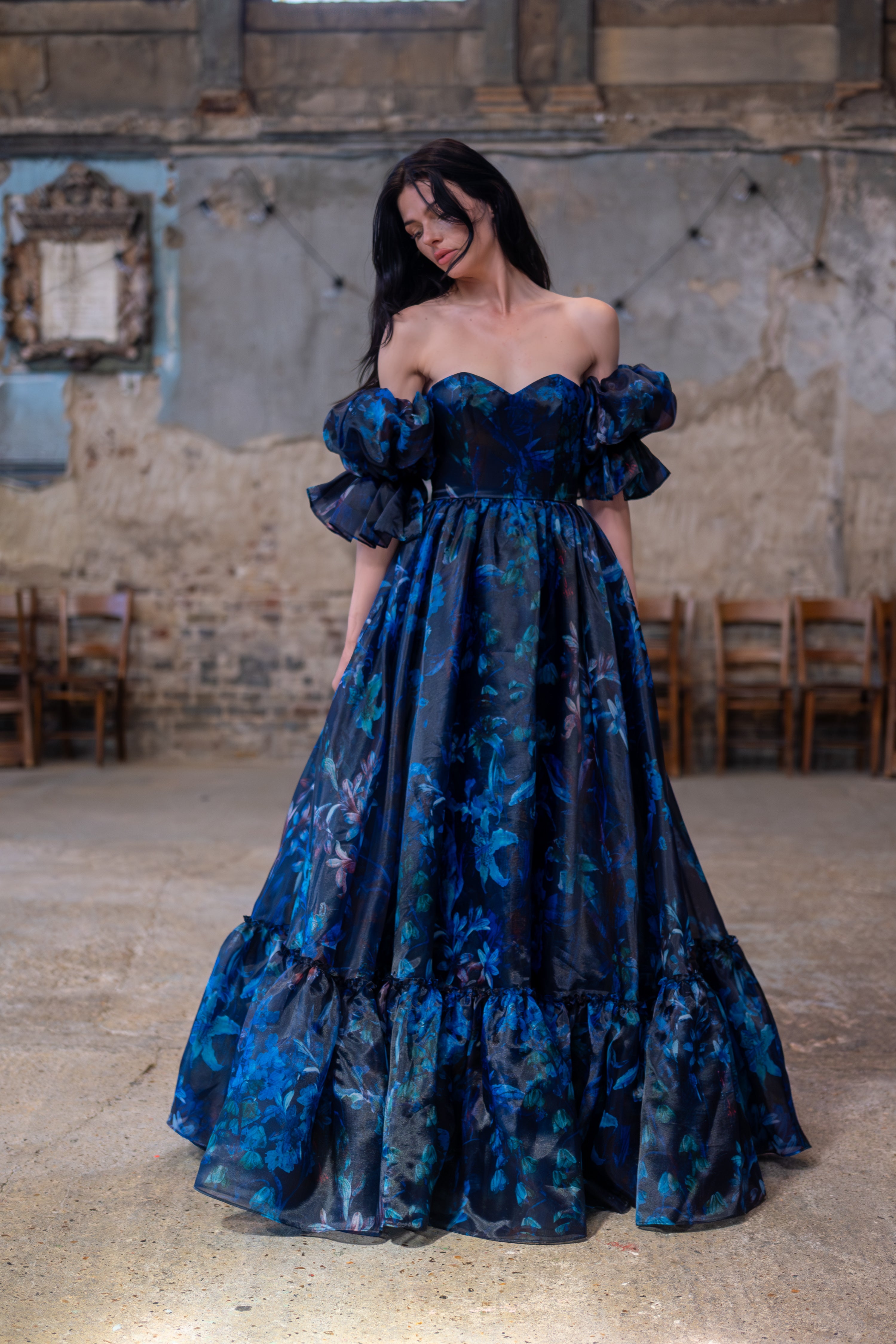 Veiled Glen Belle Gown