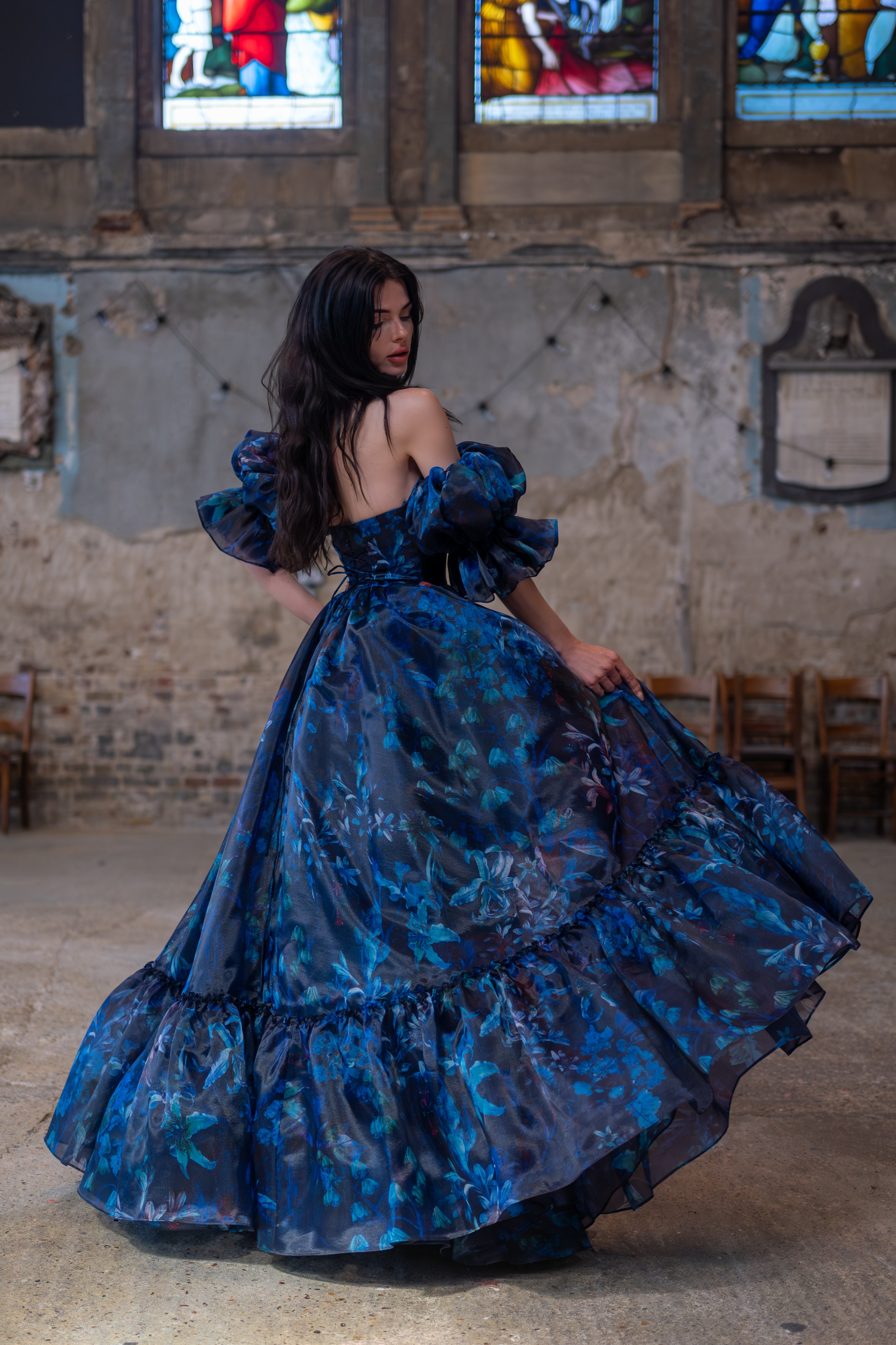 Veiled Glen Belle Gown