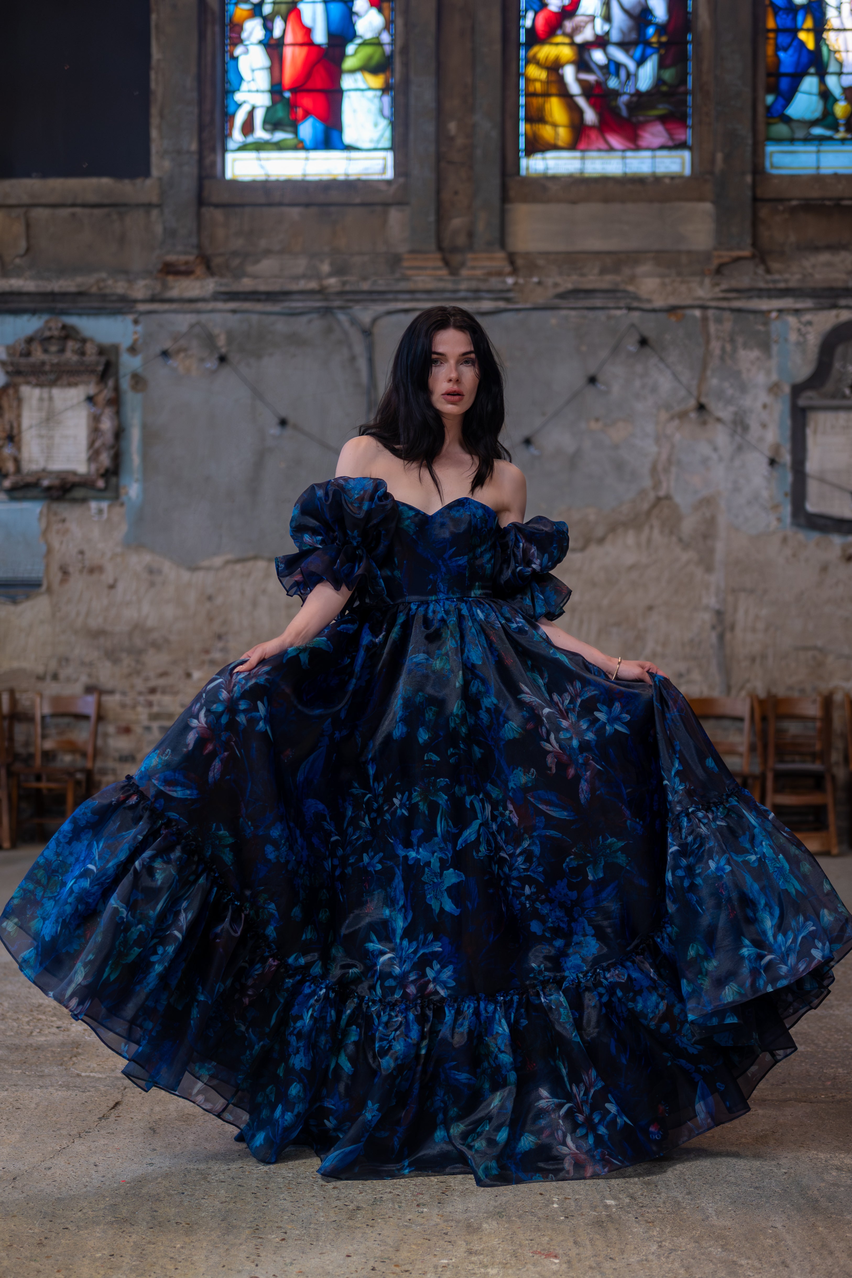 Veiled Glen Belle Gown