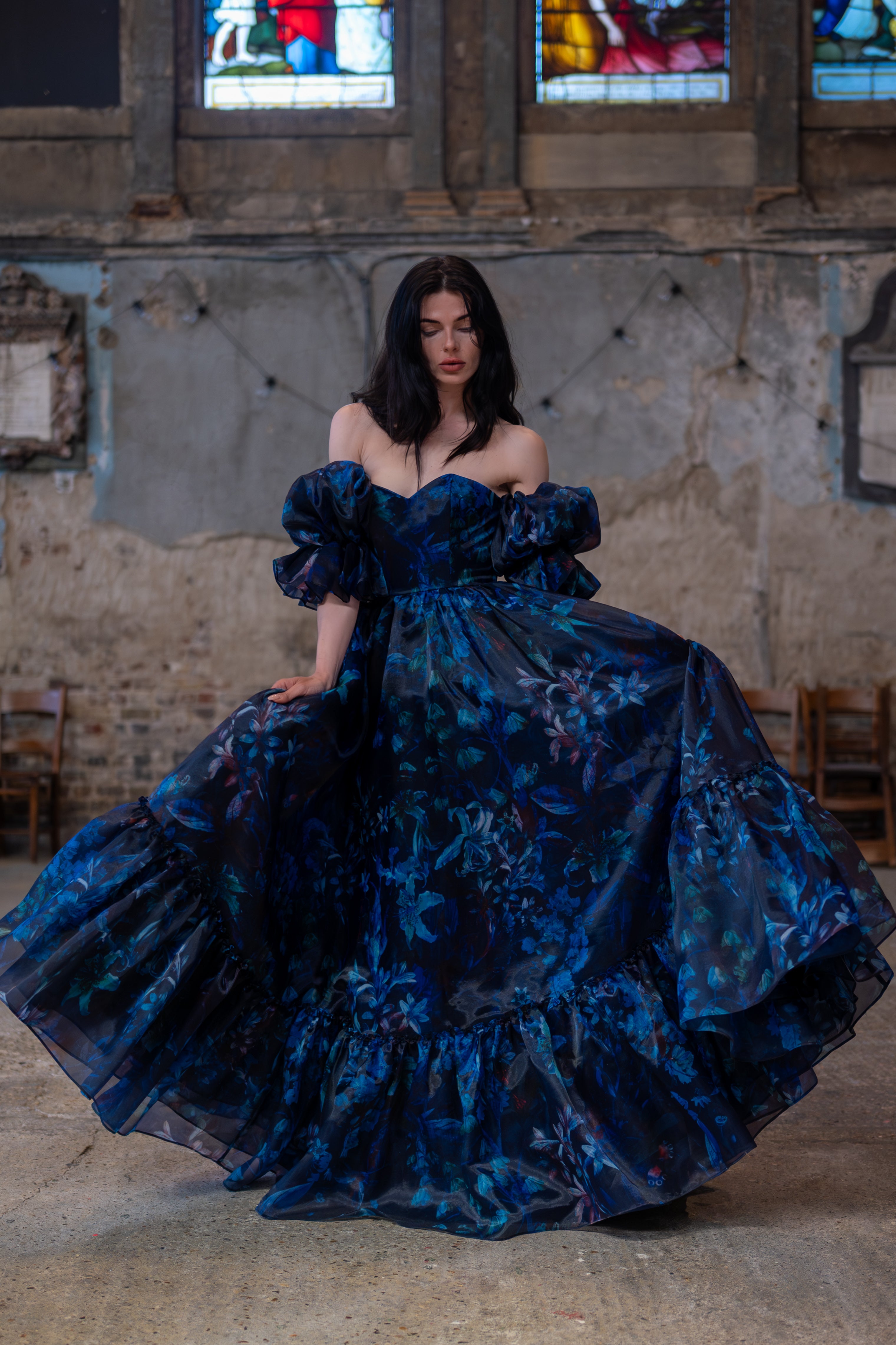 Veiled Glen Belle Gown