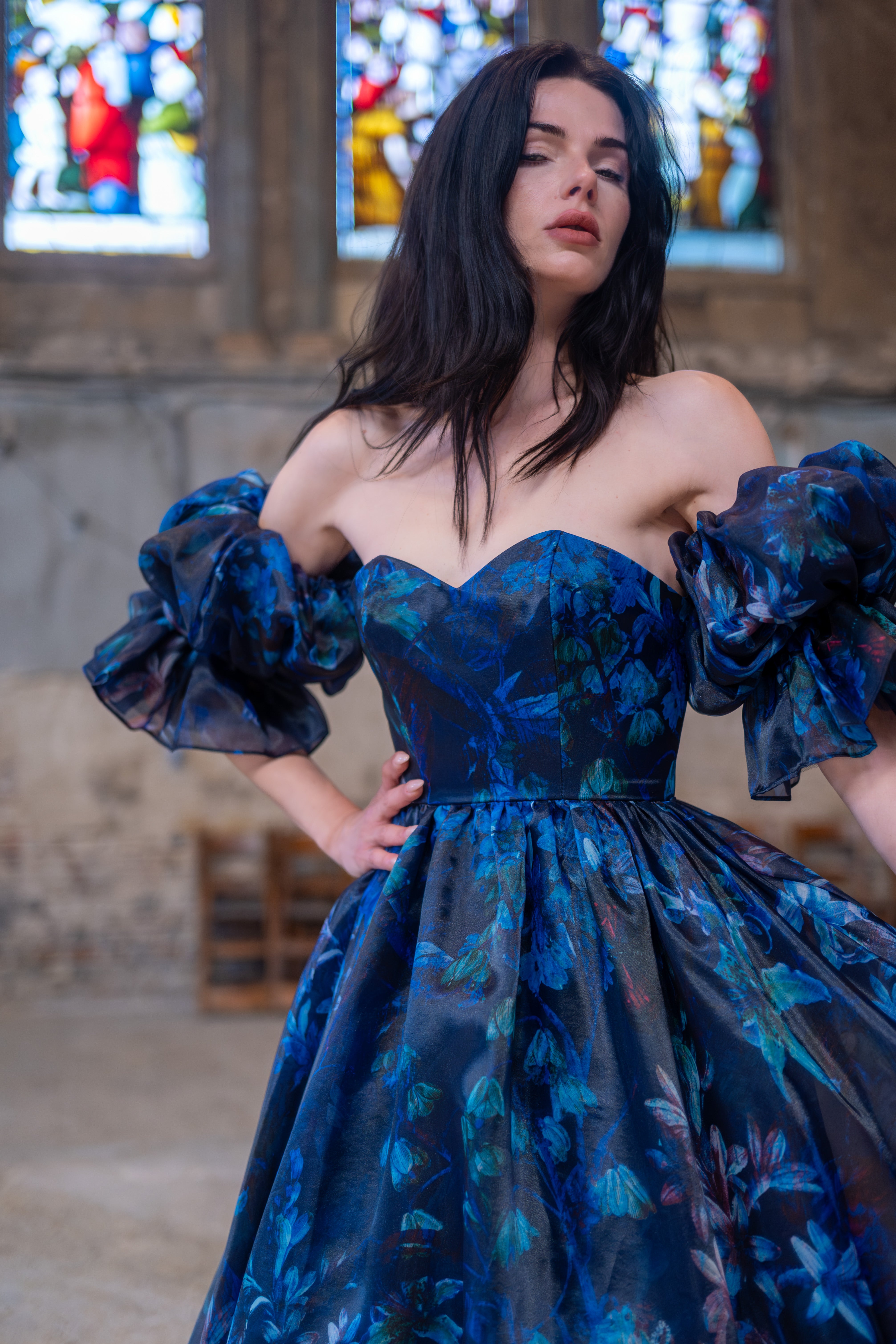 Veiled Glen Belle Gown