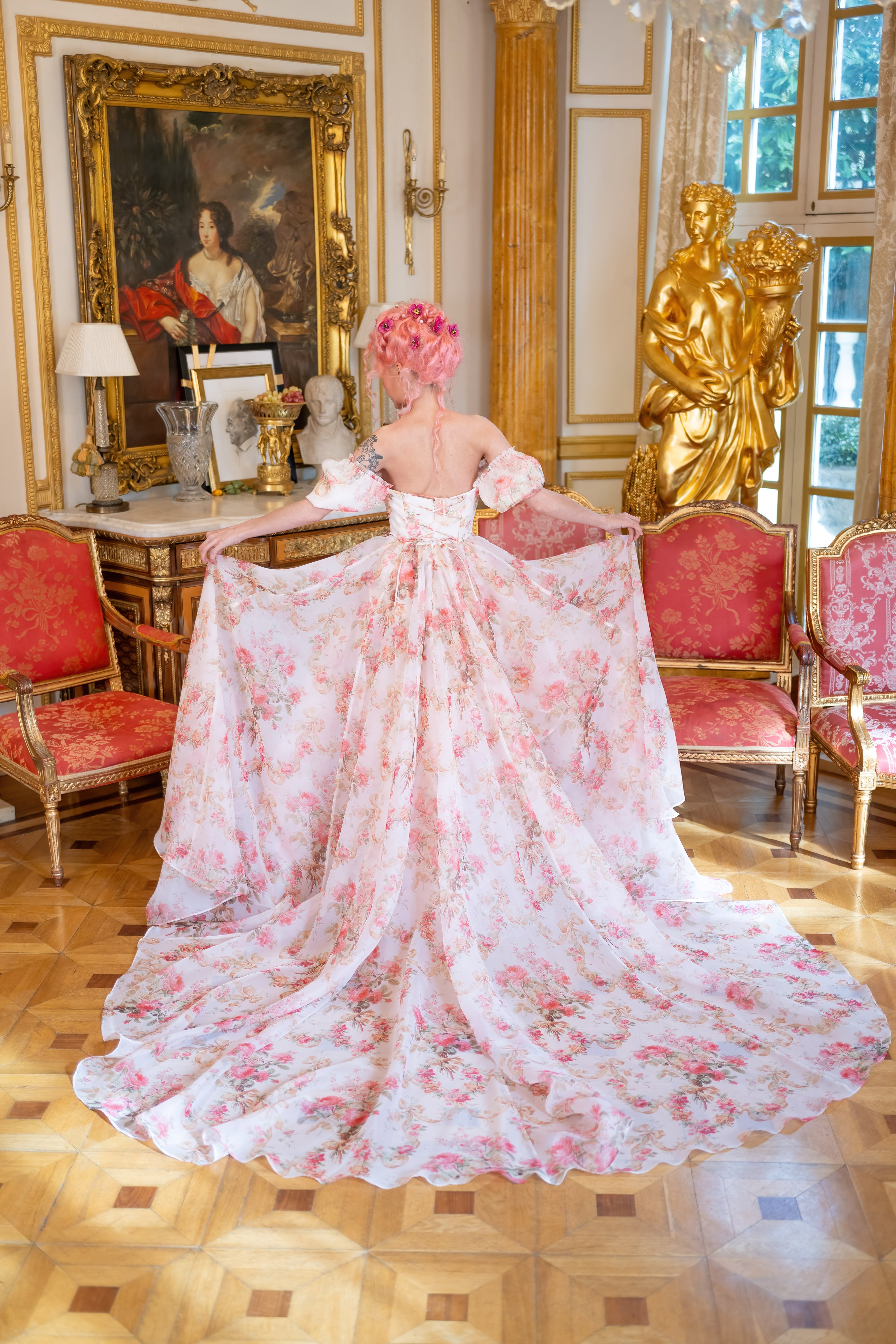 Venetian Rose Renaissance Gown