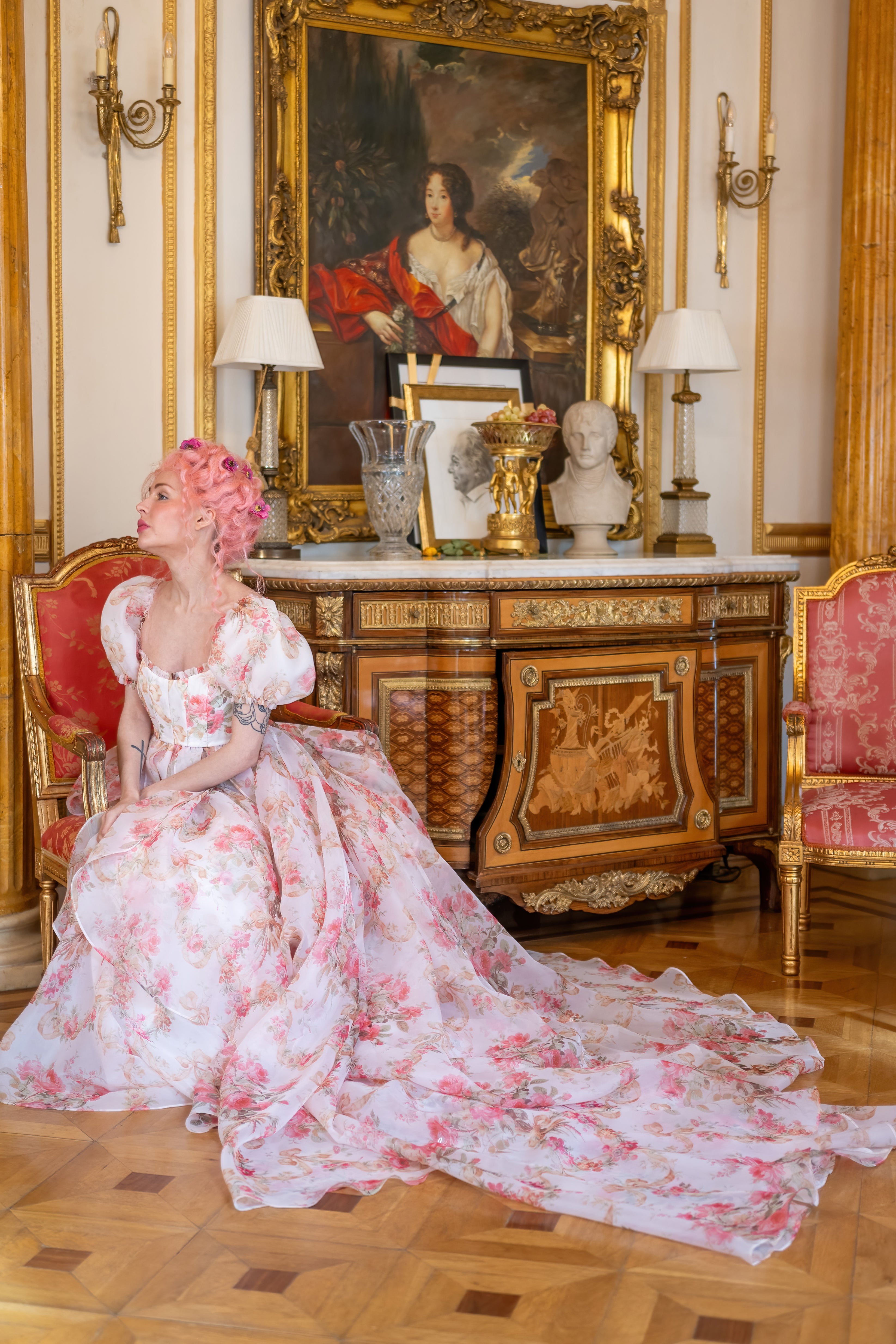 Venetian Rose Renaissance Gown