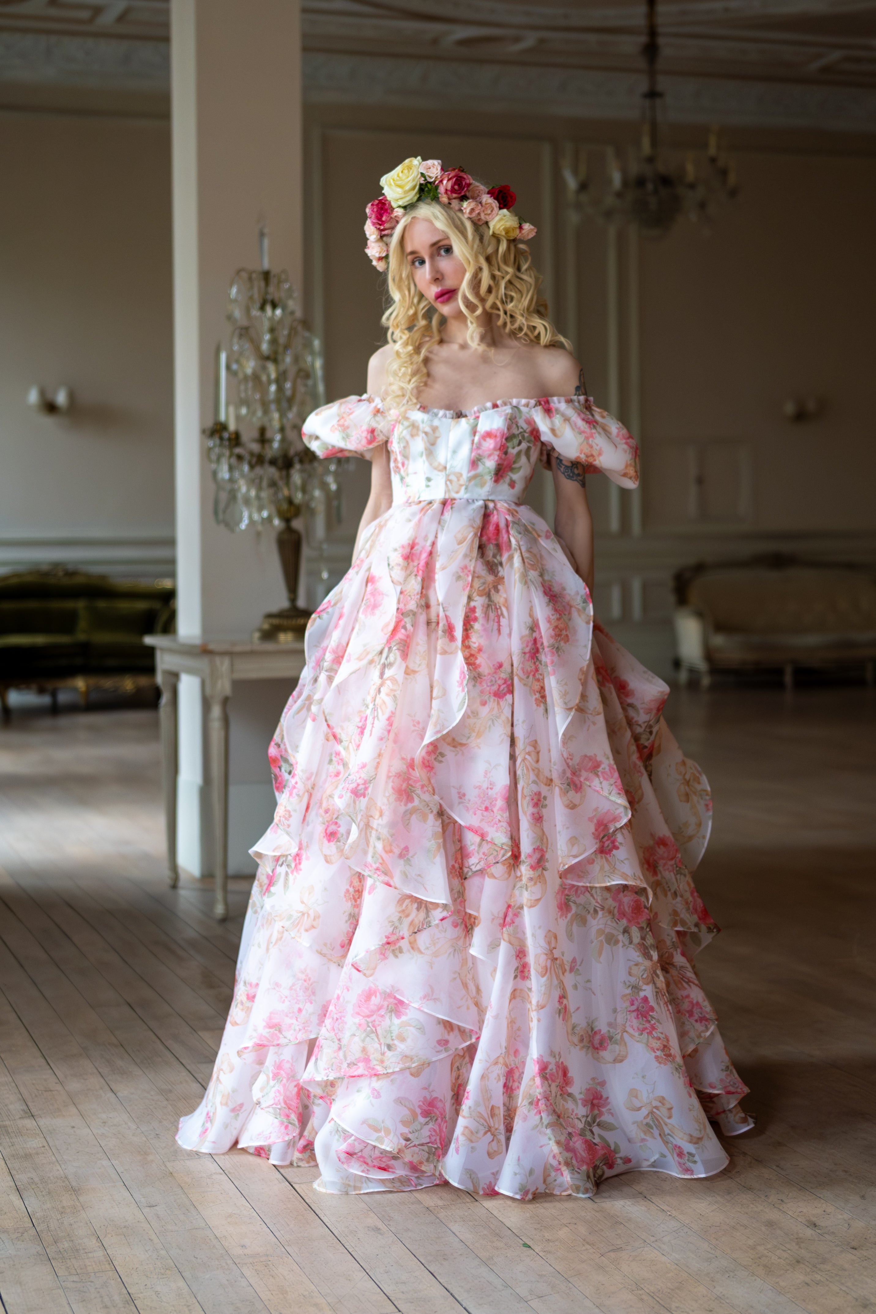 Venetian Rose Renaissance Gown