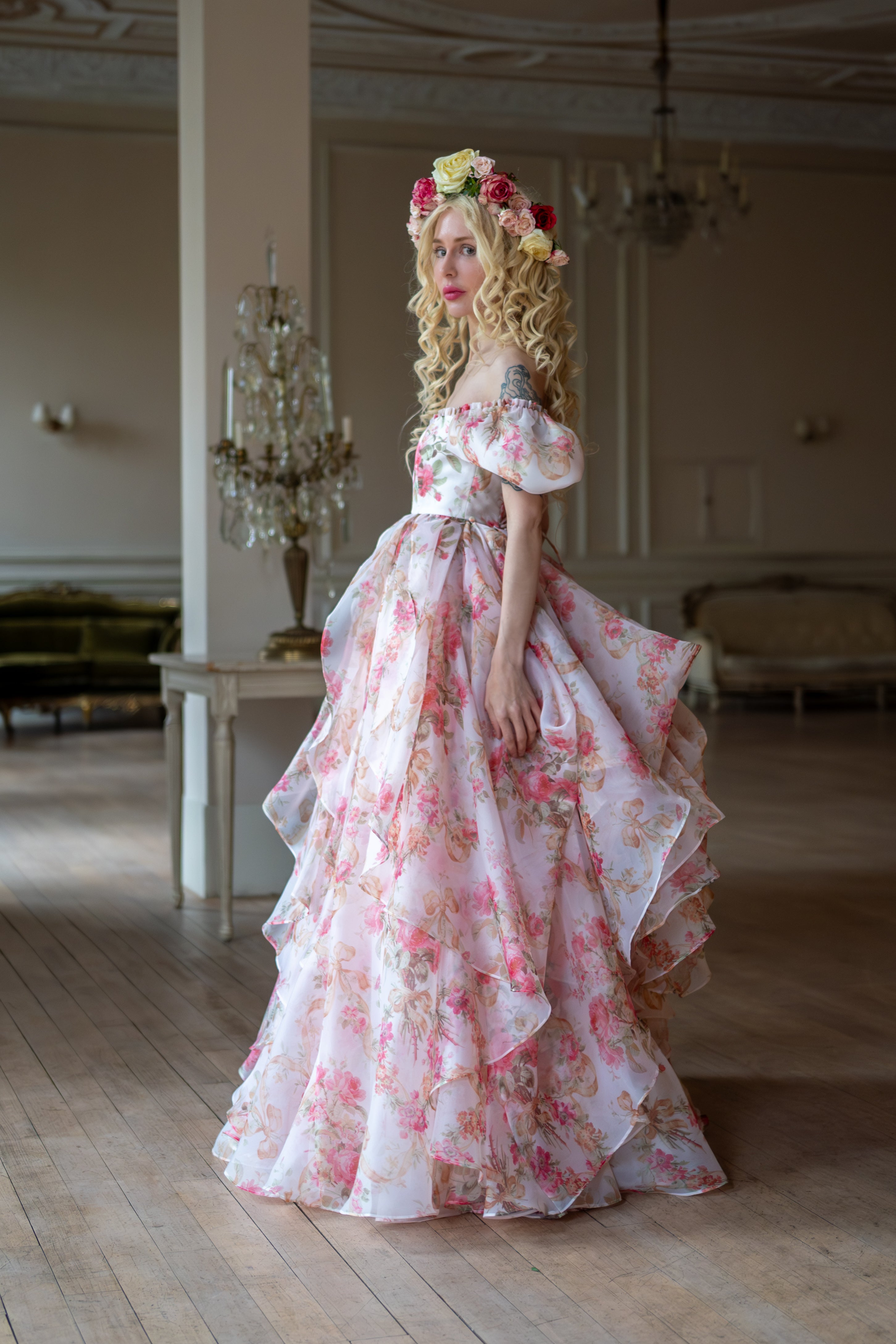 Venetian Rose Renaissance Gown
