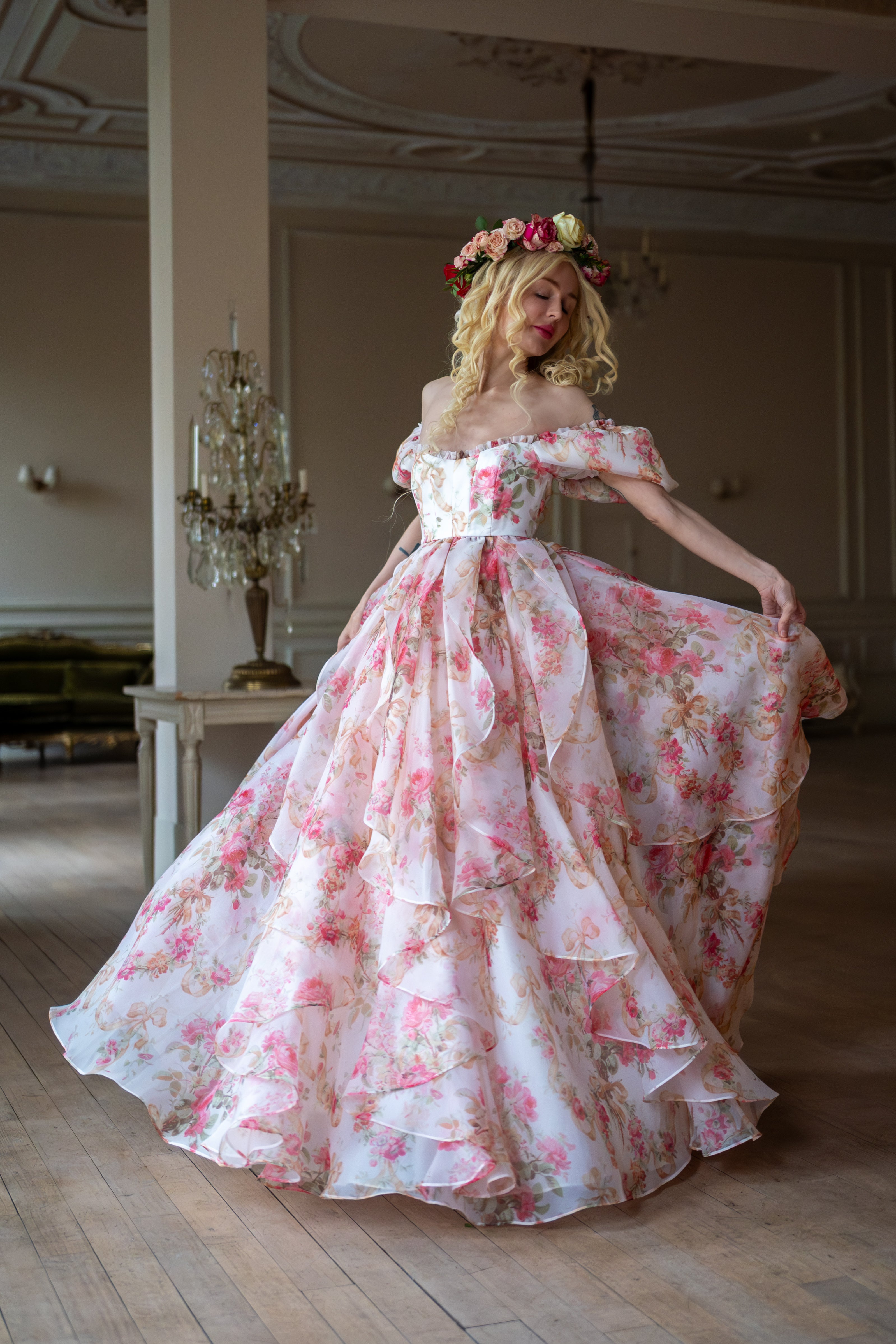 Venetian Rose Renaissance Gown