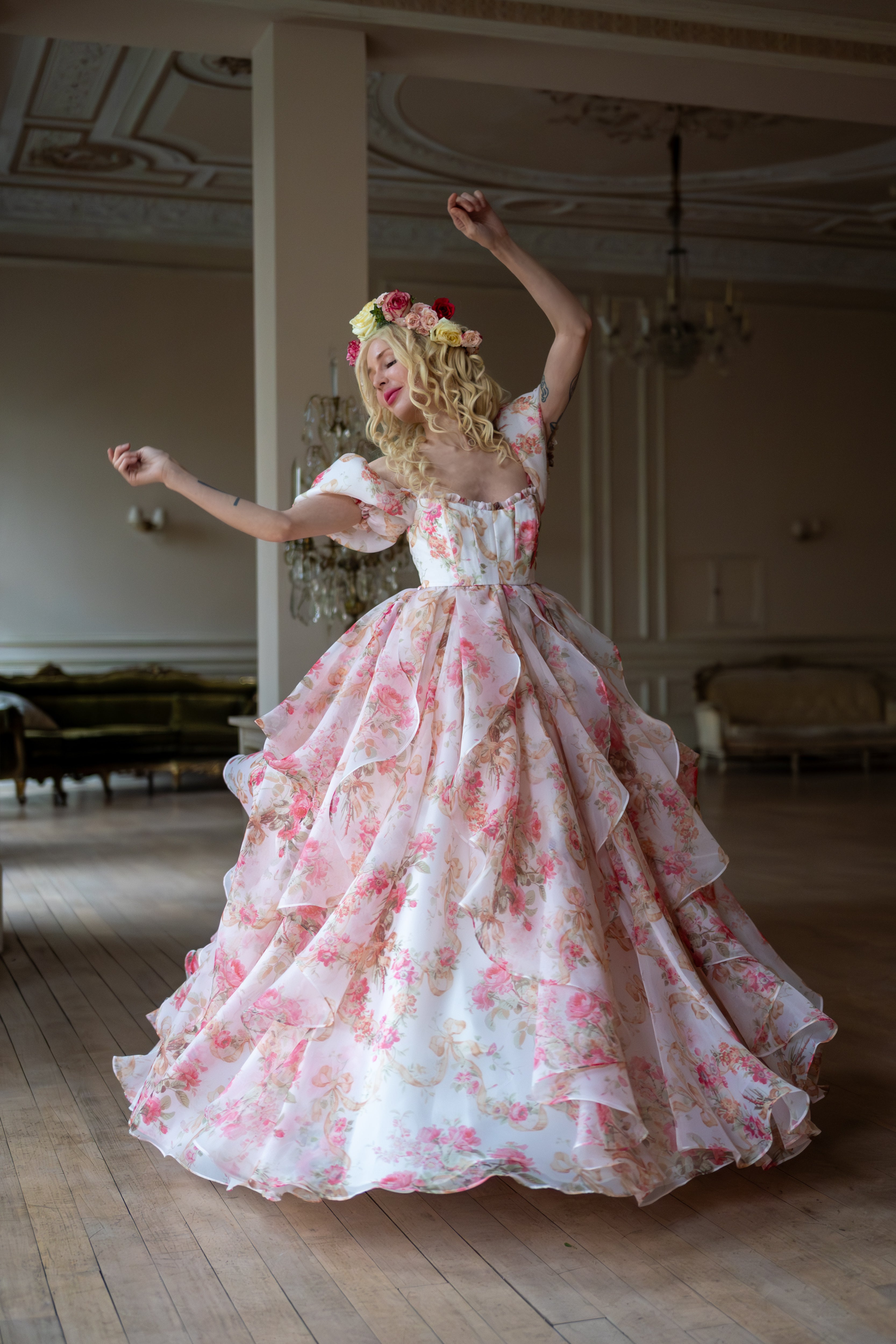 Venetian Rose Renaissance Gown