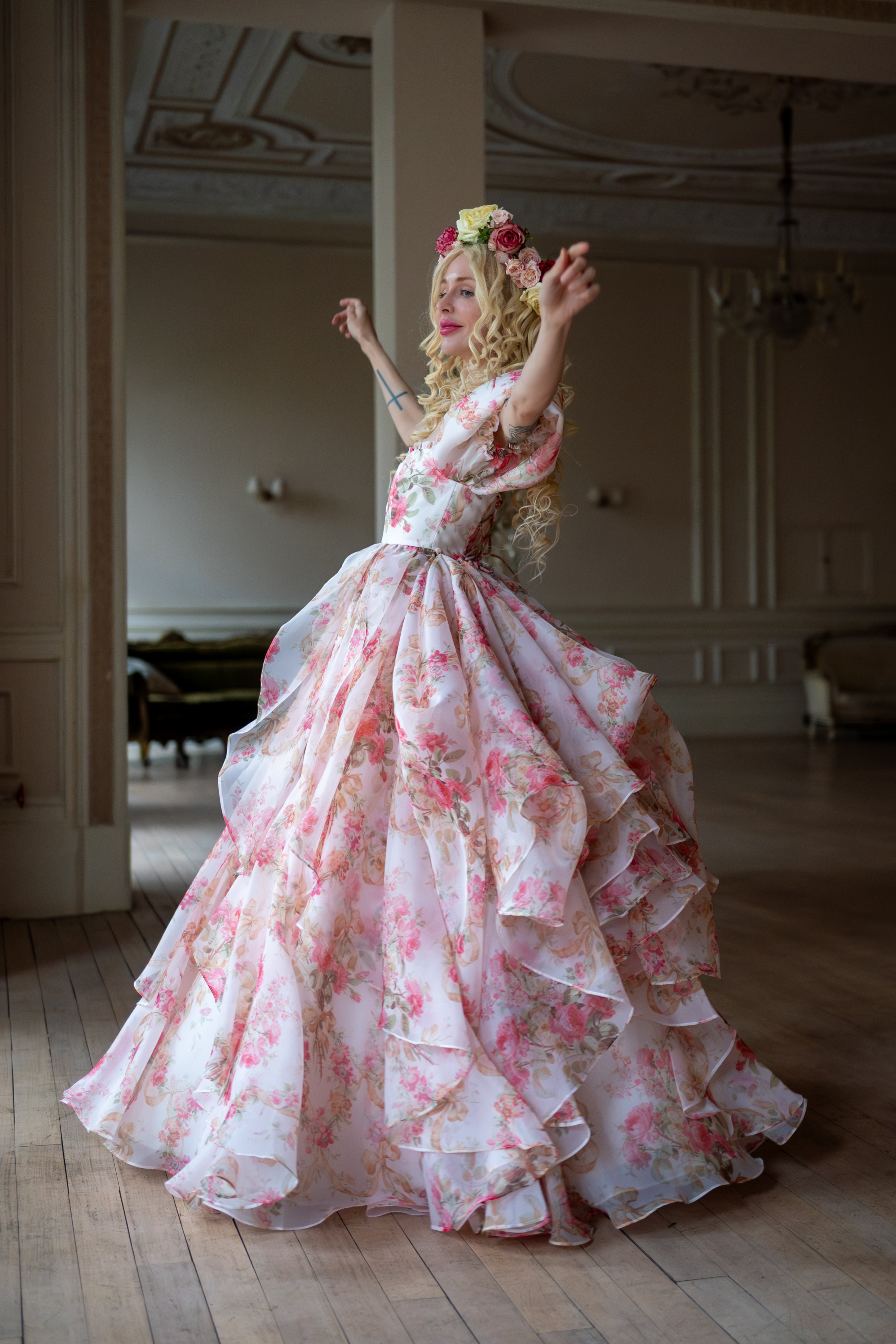 Venetian Rose Renaissance Gown