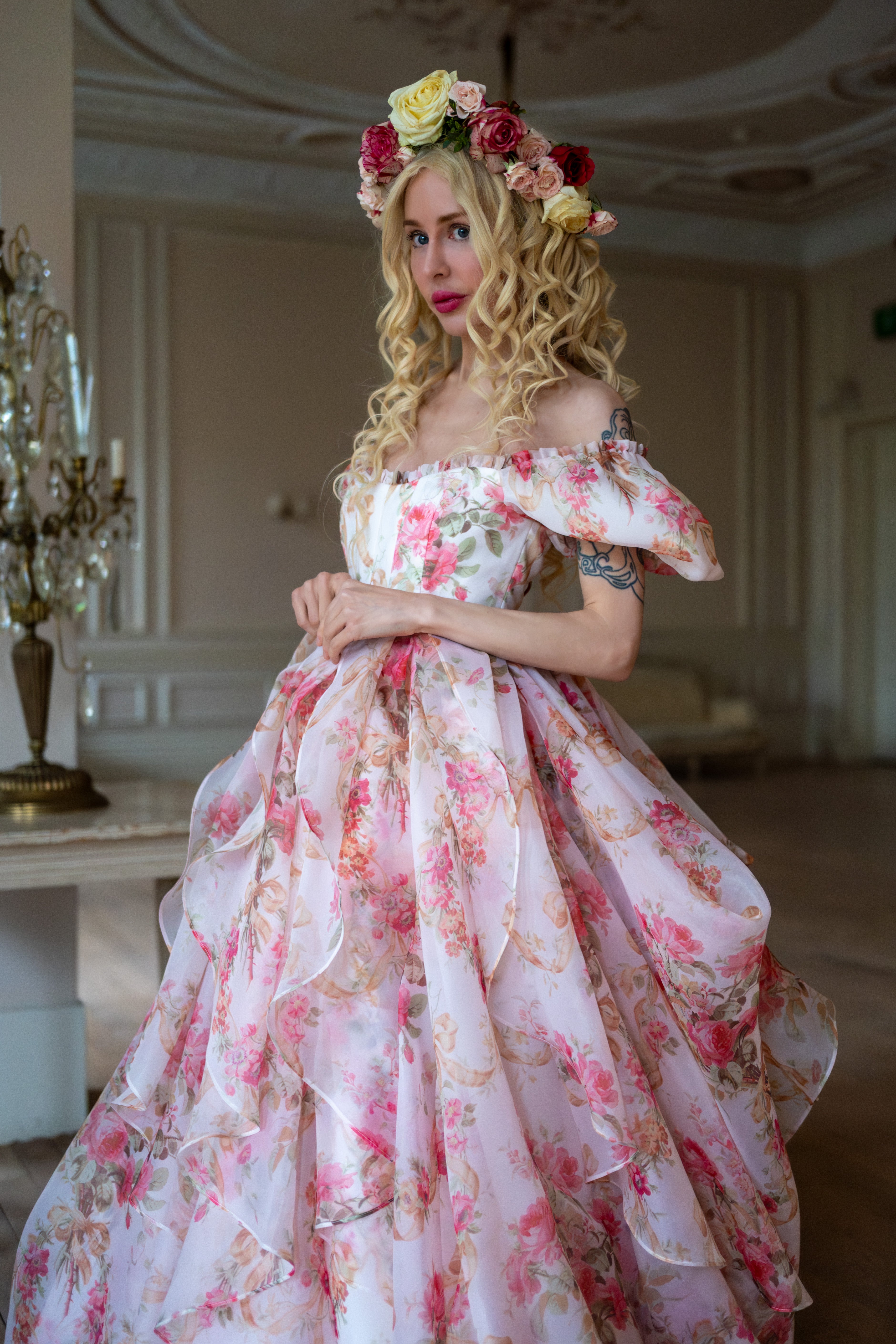 Venetian Rose Renaissance Gown