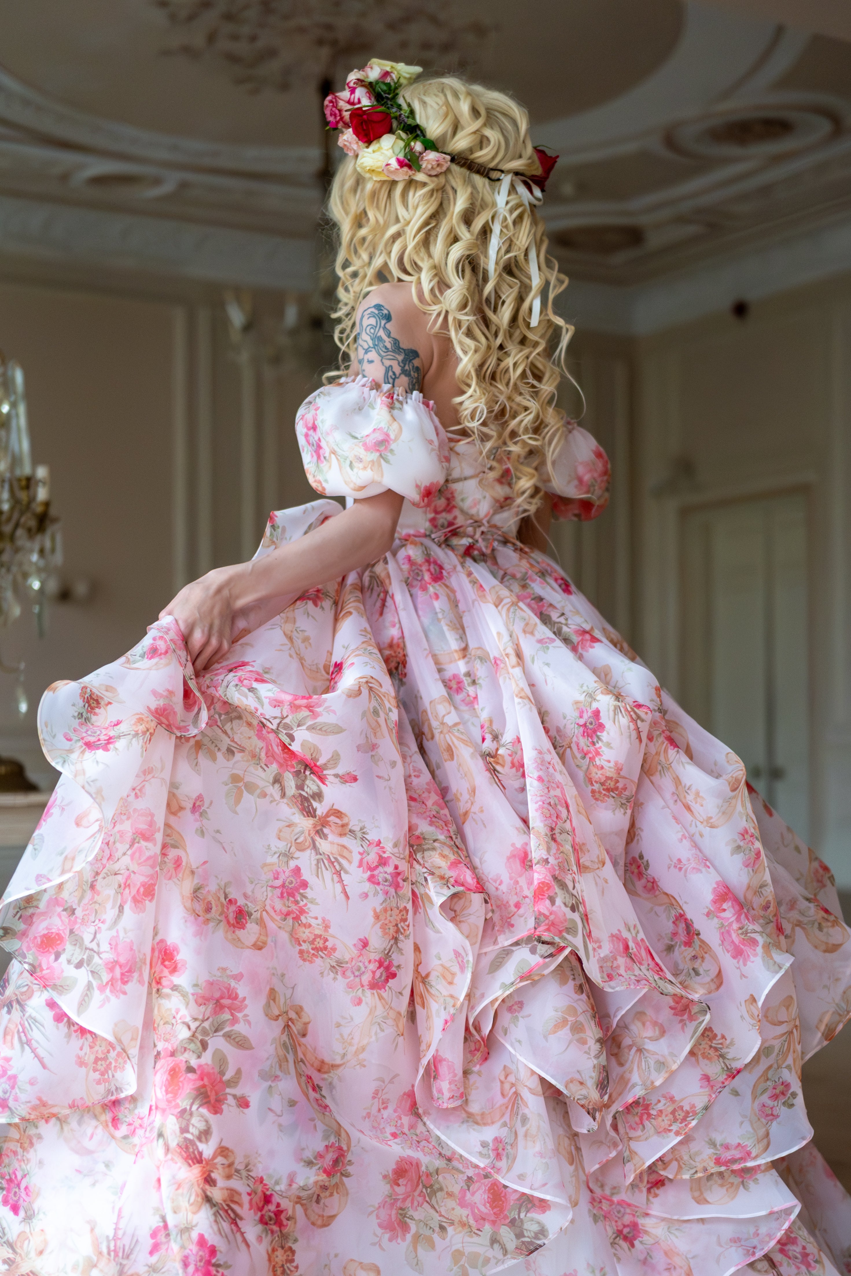 Venetian Rose Renaissance Gown
