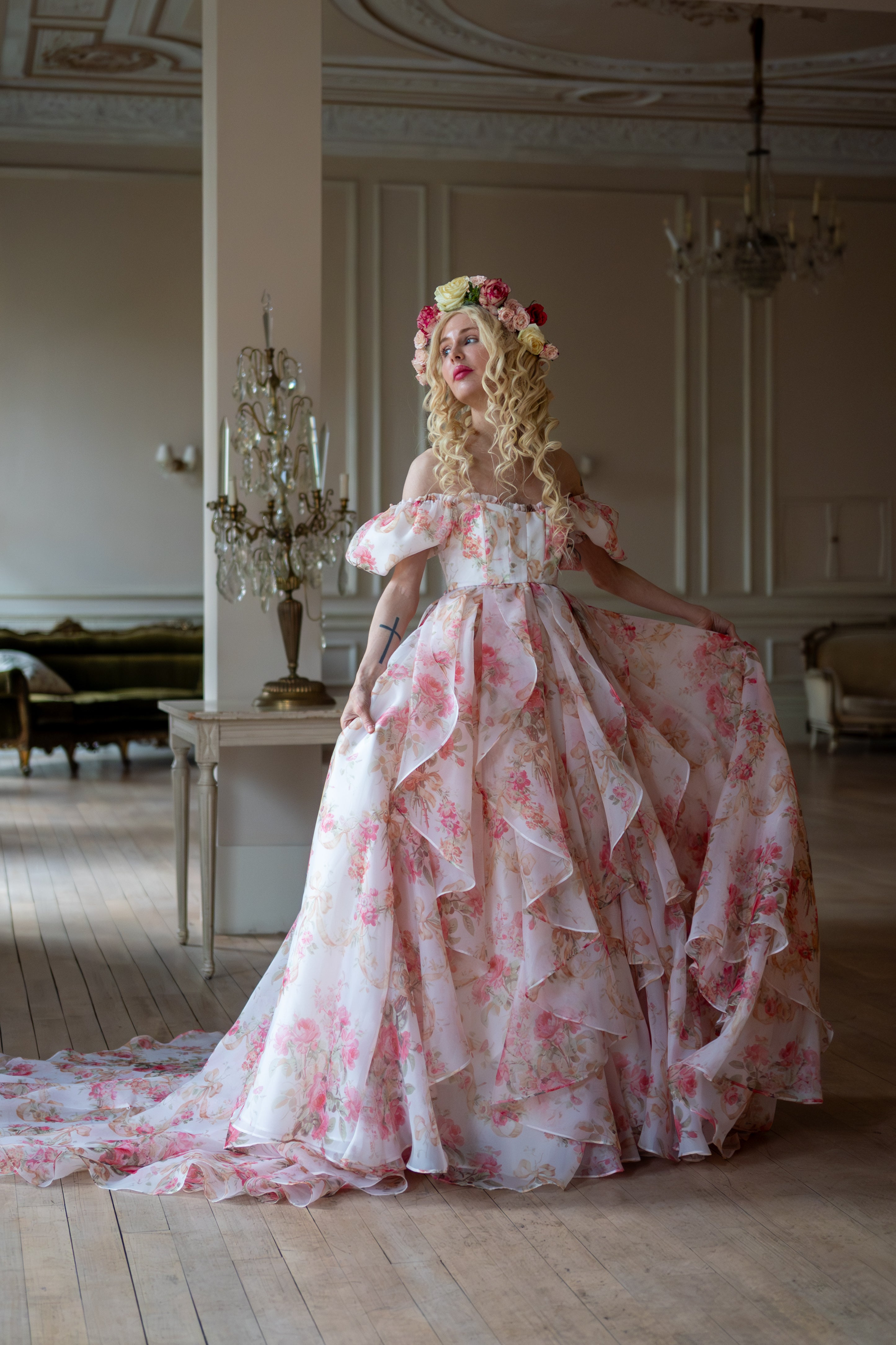 Venetian Rose Renaissance Gown