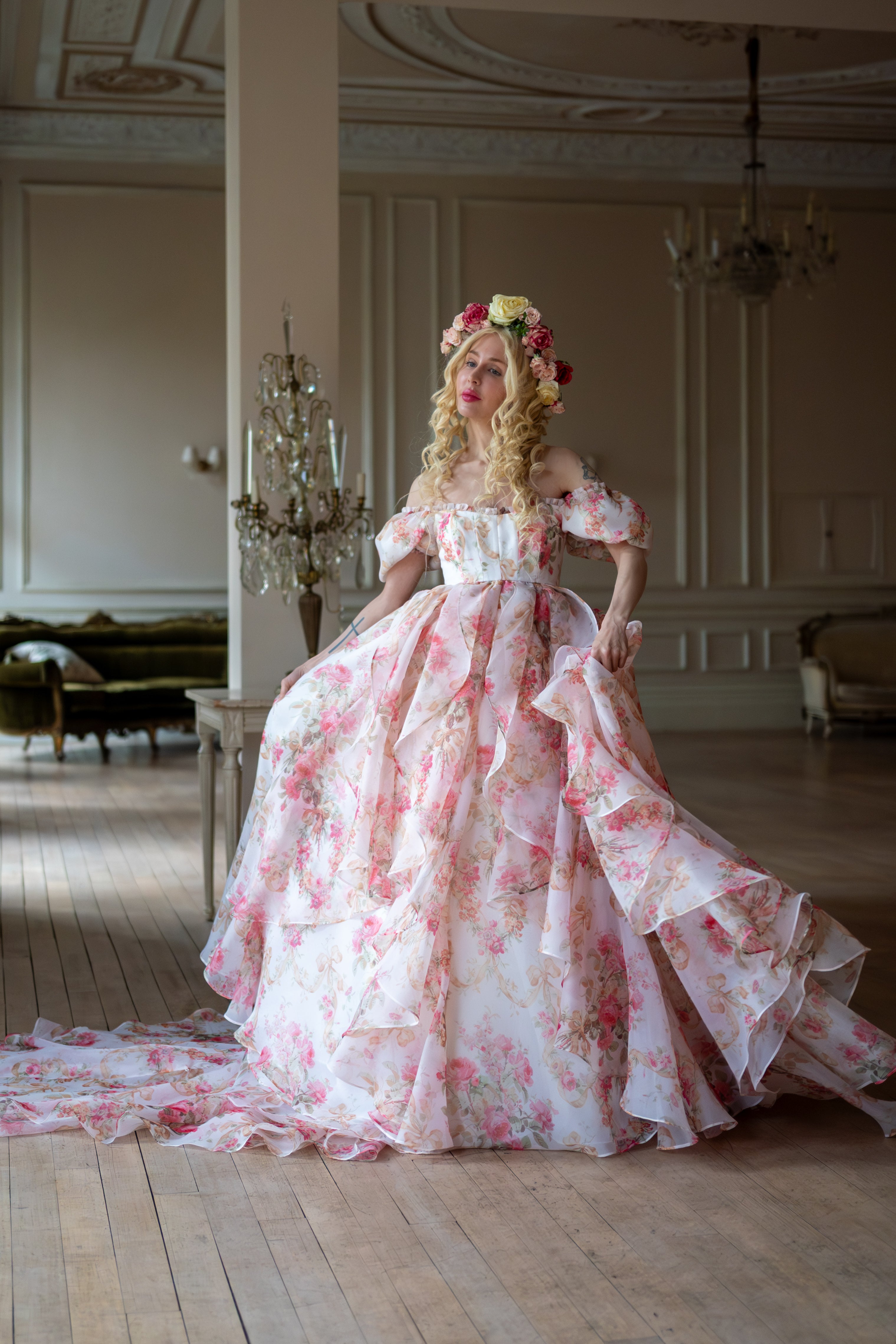 Venetian Rose Renaissance Gown