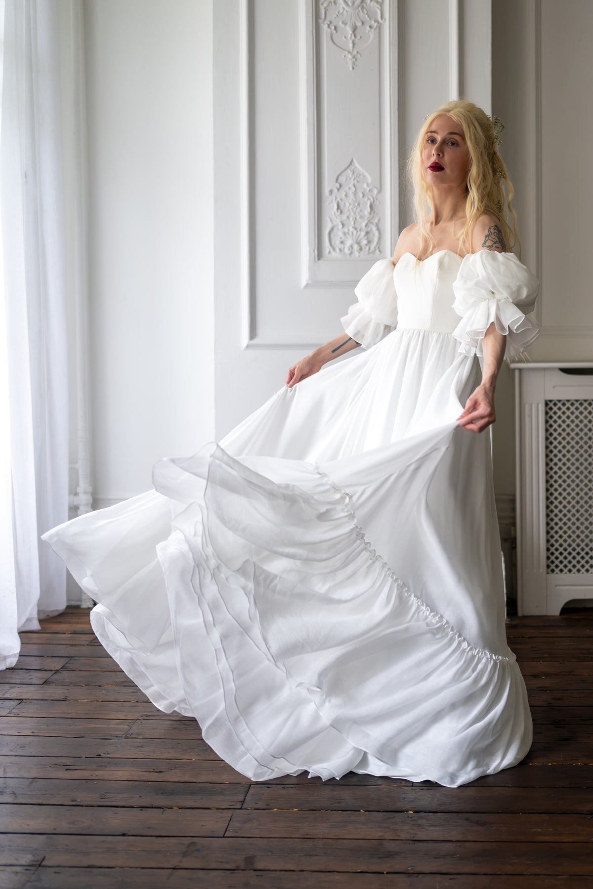 Whipped Cream Belle Gown