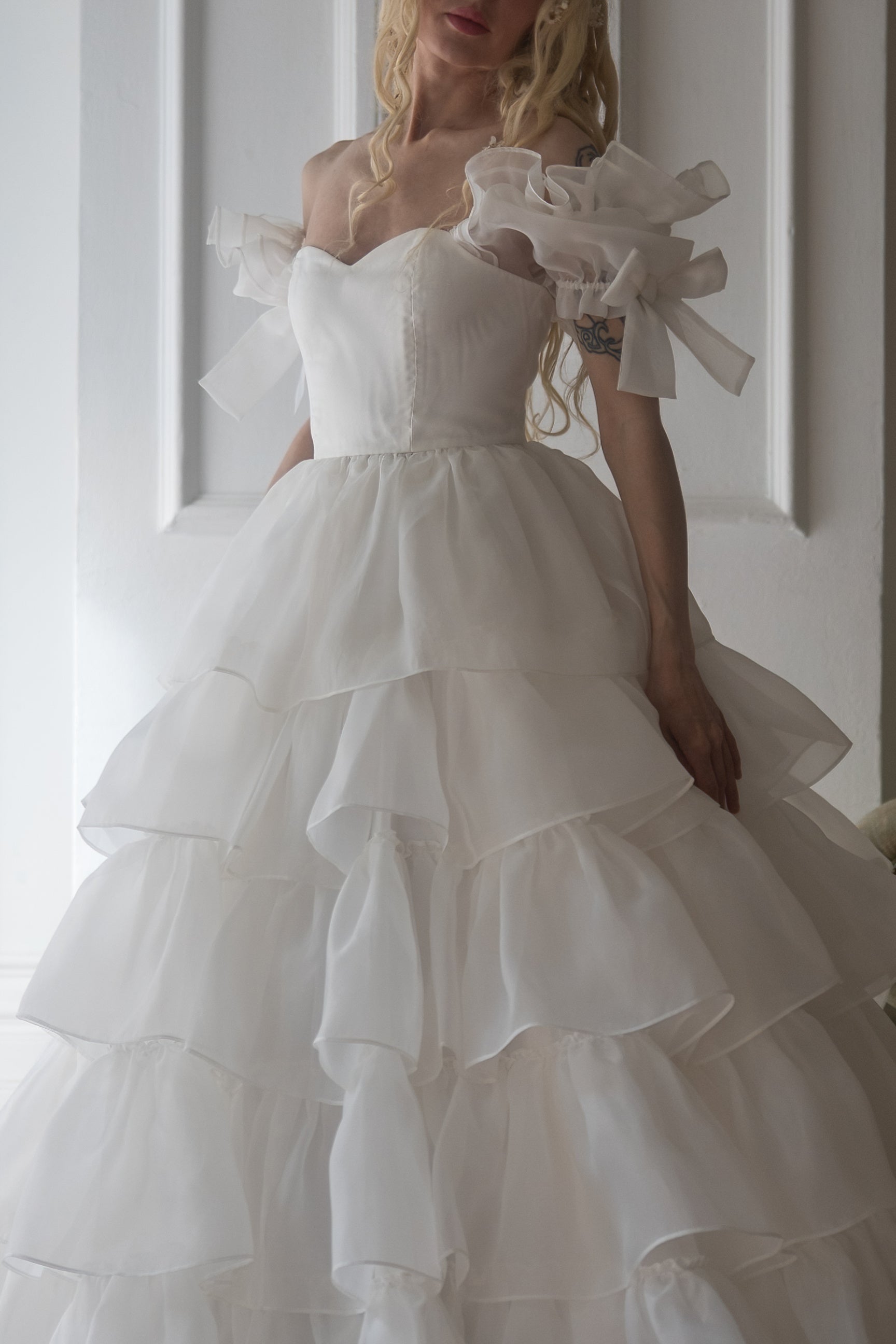 White Swan Debutante Gown