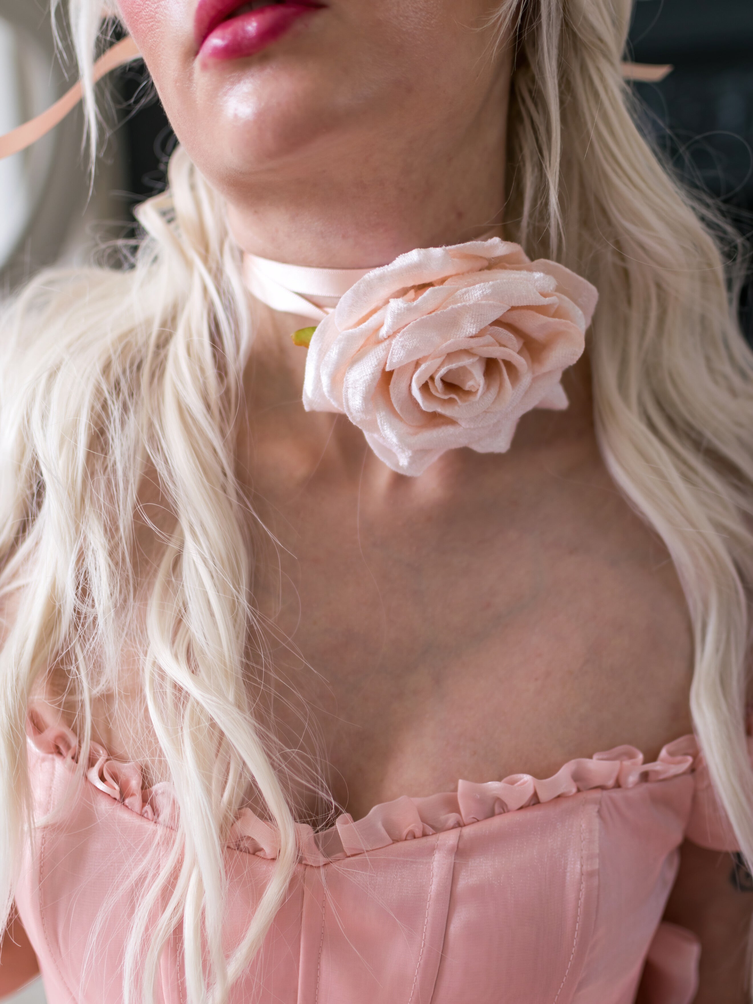 Gilded Rose Velveteen Choker